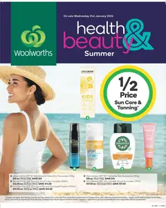 Preview of Woolworths Summer Health & Beauty Catalogue NSW - valid from 21.01.2026