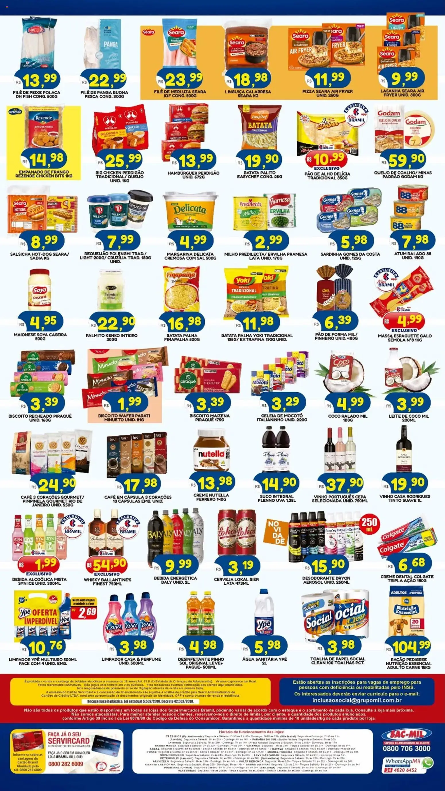Bramil Supermercados Folheto - válido de 27.03.2026 | Página: 2 | Produtos: Desodorante, Leite, Batata, Água sanitária