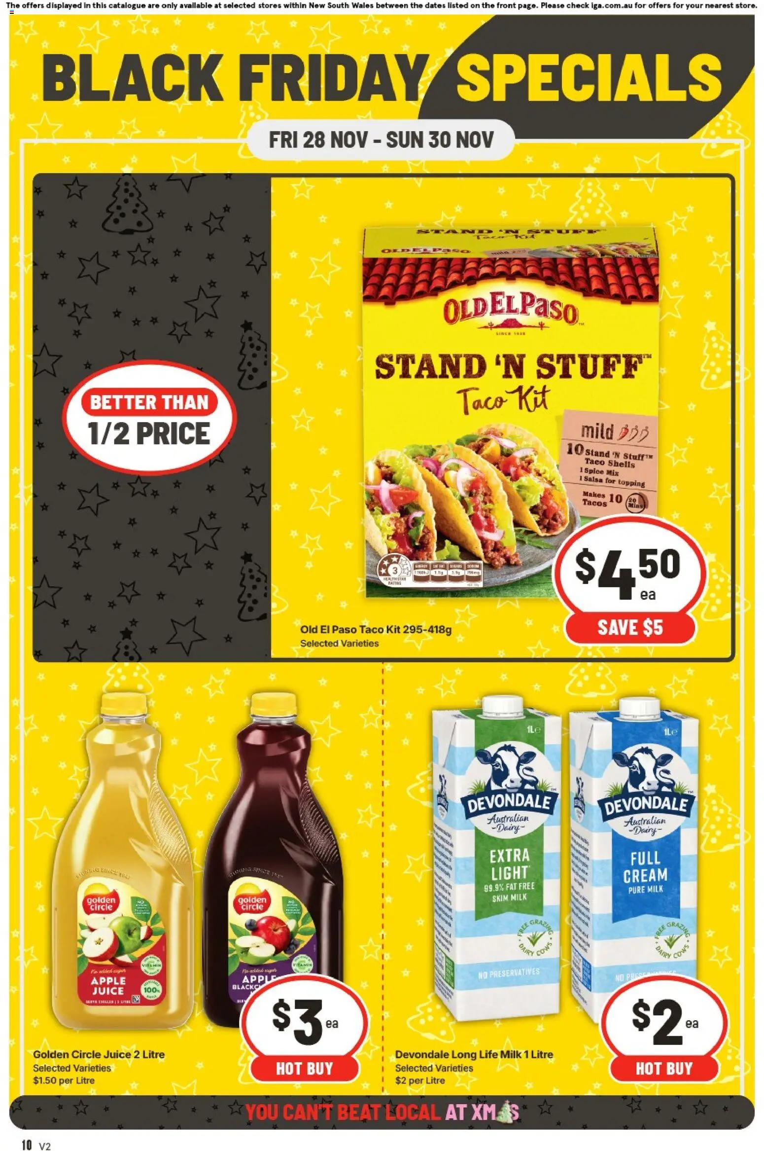 IGA catalogue - valid from 28.11.2025 | Page: 2 | Products: Light, Juice, Cream, Salsa