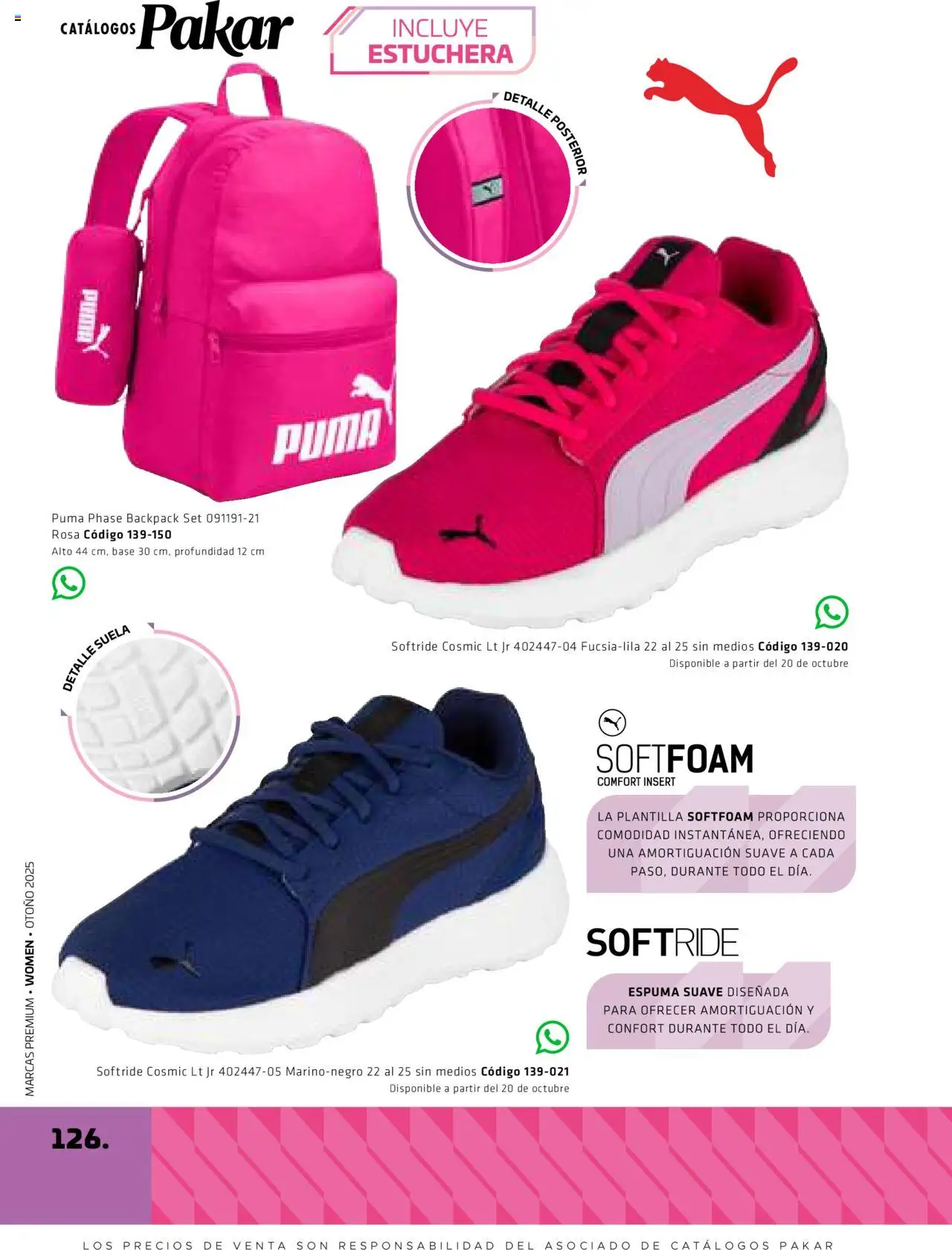 Nuevas ofertas de SC Pakar válidas en toda la República Mexicana desde el 29.08.2025. ¡Encuentra las mejores ofertas en SC Pakar - Catálogo Otoño Women! | Página: 126 | Productos: Espuma