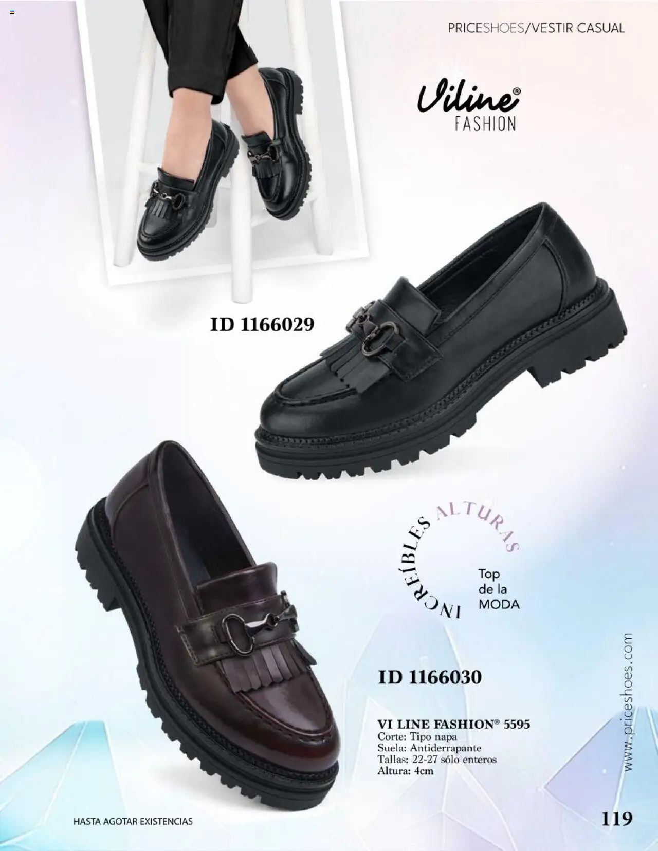 Nuevas ofertas de Price Shoes válidas en toda la República Mexicana desde el 05.08.2024. ¡Encuentra las mejores ofertas en Price Shoes catálogo Vestir Casual ! | Página: 119
