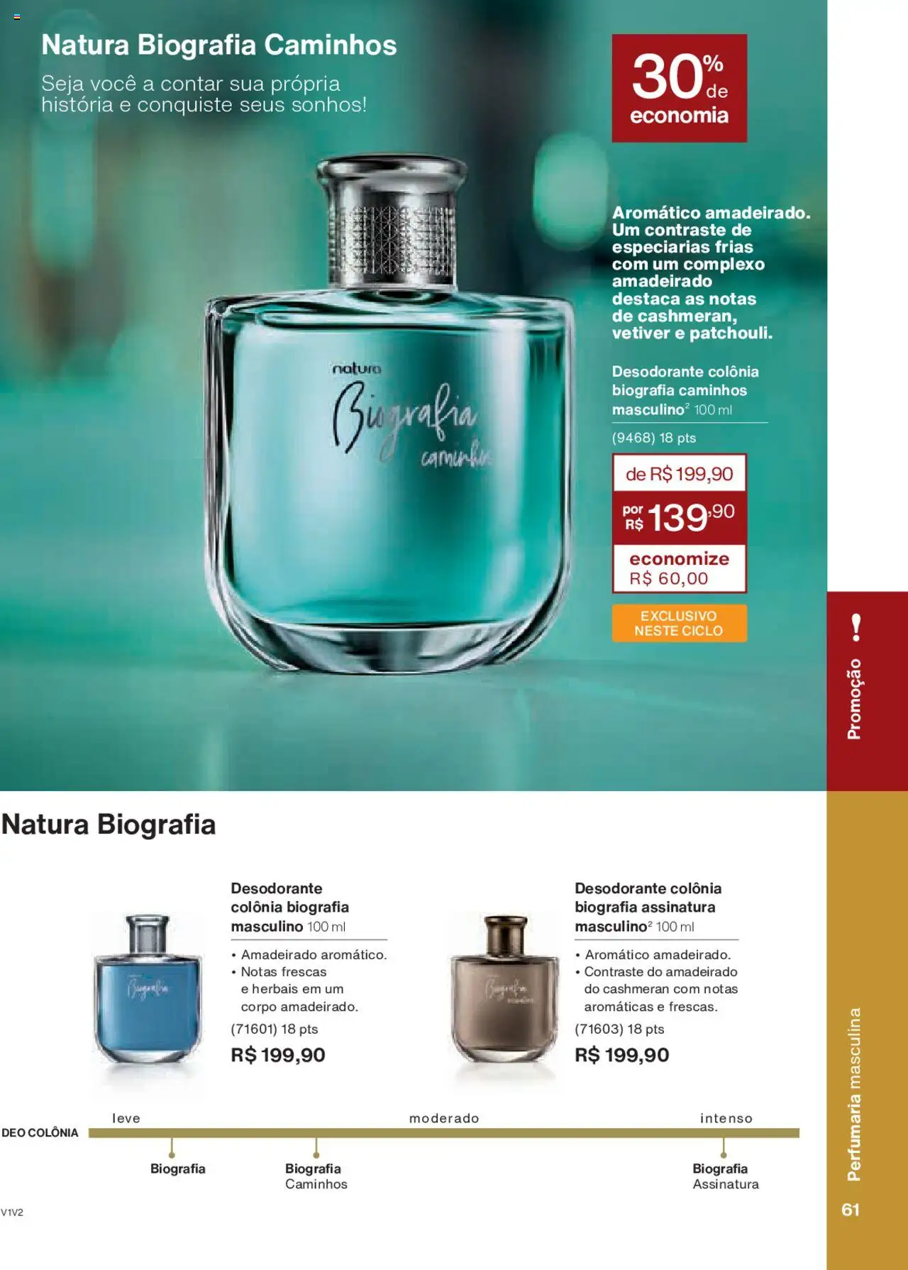 Natura Folheto - válido de 14.10.2025 | Página: 61 | Produtos: Desodorante