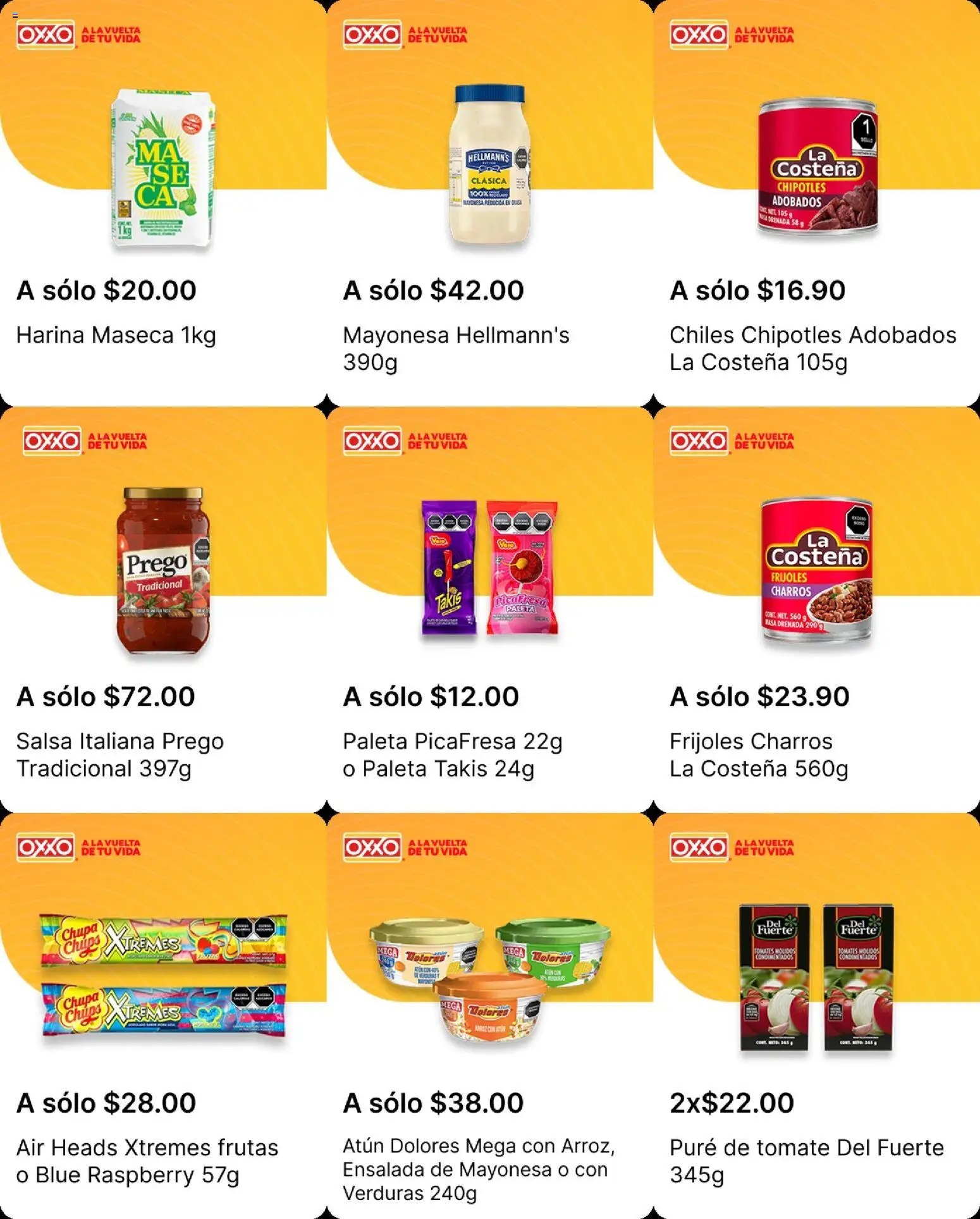 Nuevas ofertas de OXXO válidas en toda la República Mexicana desde el 04.12.2025. ¡Encuentra las mejores ofertas en OXXO folleto! | Página: 5 | Productos: Mayonesa, Atún, Tomate, Ensalada