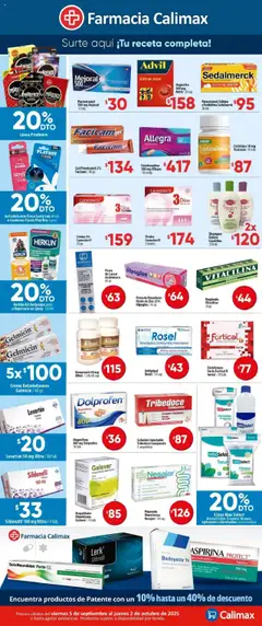 Nuevas ofertas de Calimax válidas en toda la República Mexicana desde el 05.09.2025. ¡Encuentra las mejores ofertas en Calimax - Folleto Farmacia! | Página: 2
