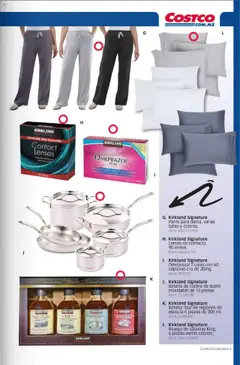 Vista previa de Kirkland Signature Batería de cocina de acero inoxidable de 10 piezas., Stainless steel cookware set of 10 pieces., nuevo folleto de la tienda, válido en México a partir del 03.10.2025 | Página: 105 | Productos: Lentes, Cocina, Sabanas, Pants