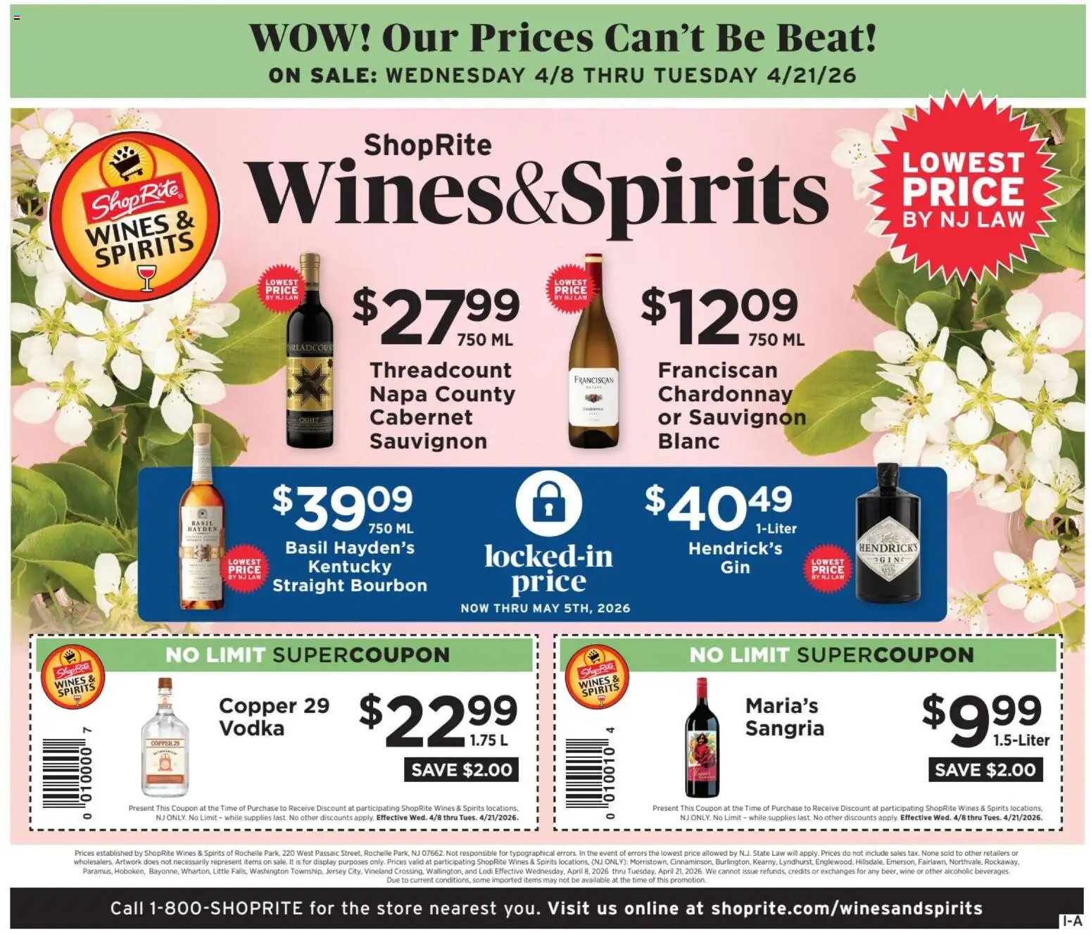 ShopRite Wine & Spirits - valid from 08.04.2026 | Page: 1