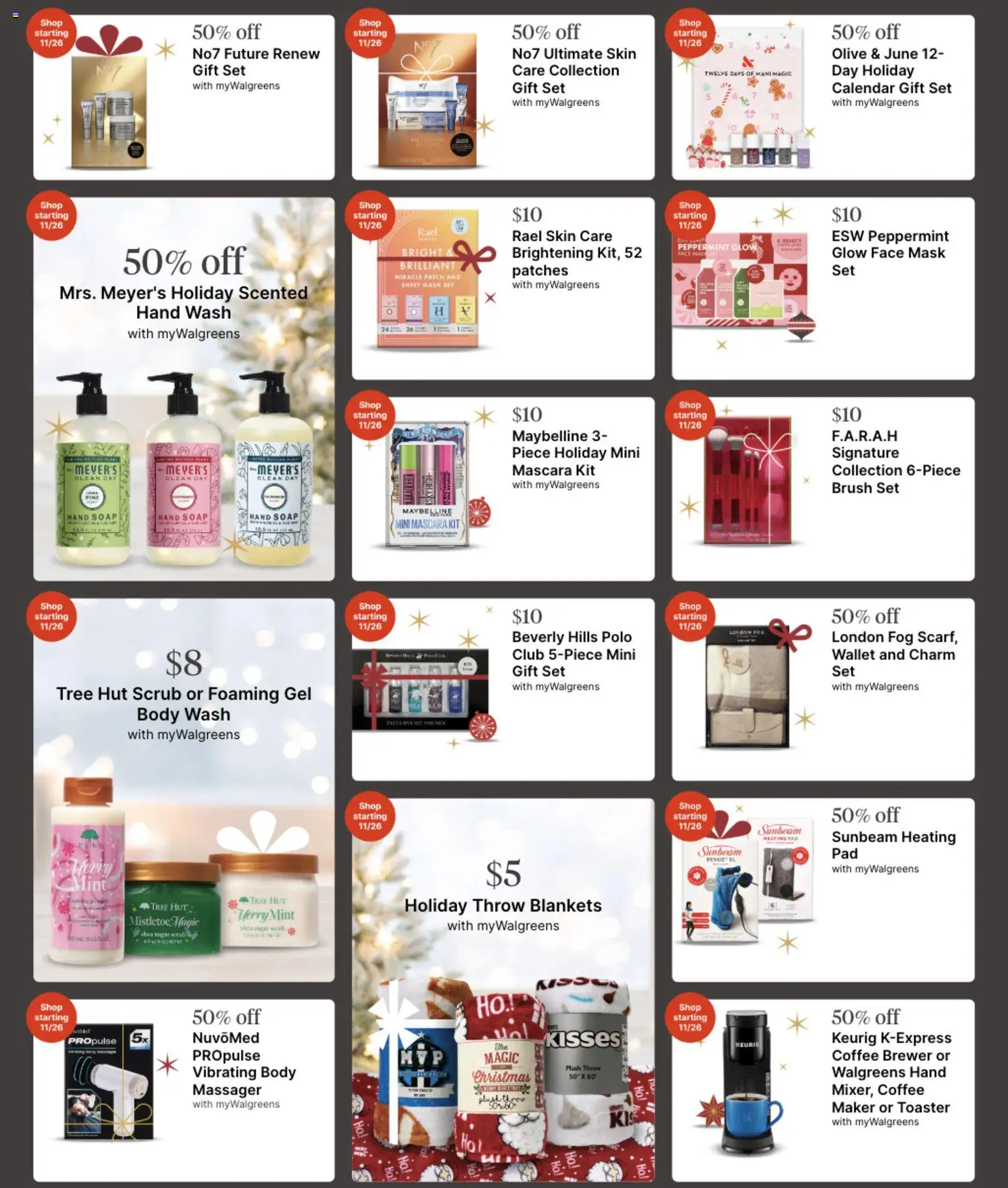 Walgreens Black Friday - valid from 26.11.2025 | Page: 3 | Products: Peppermint, Brush, Mascara, Body Wash