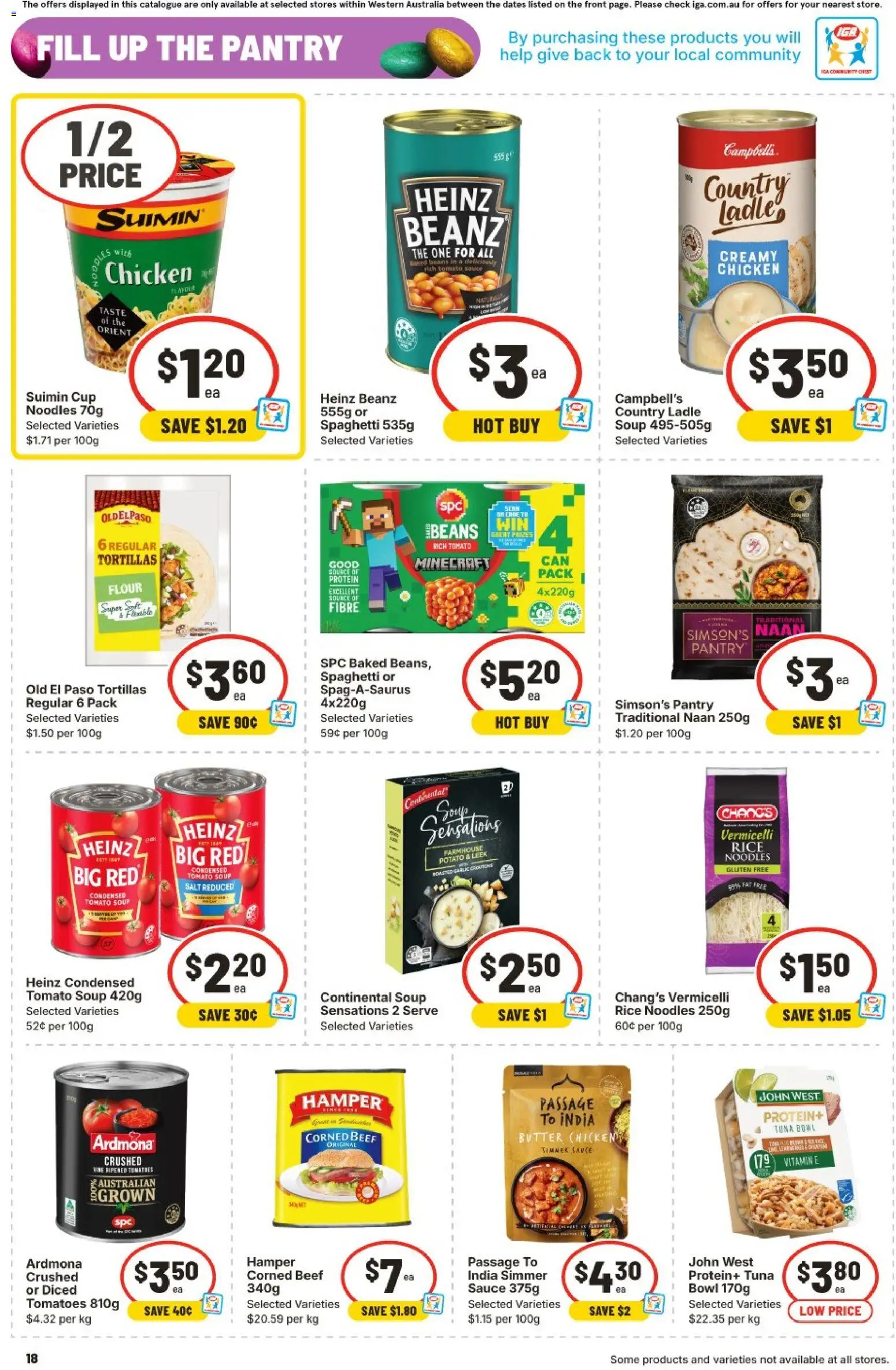 IGA catalogue - valid from 18.03.2026 | Page: 18 | Products: Honey, Oats, Cereal, Wheat