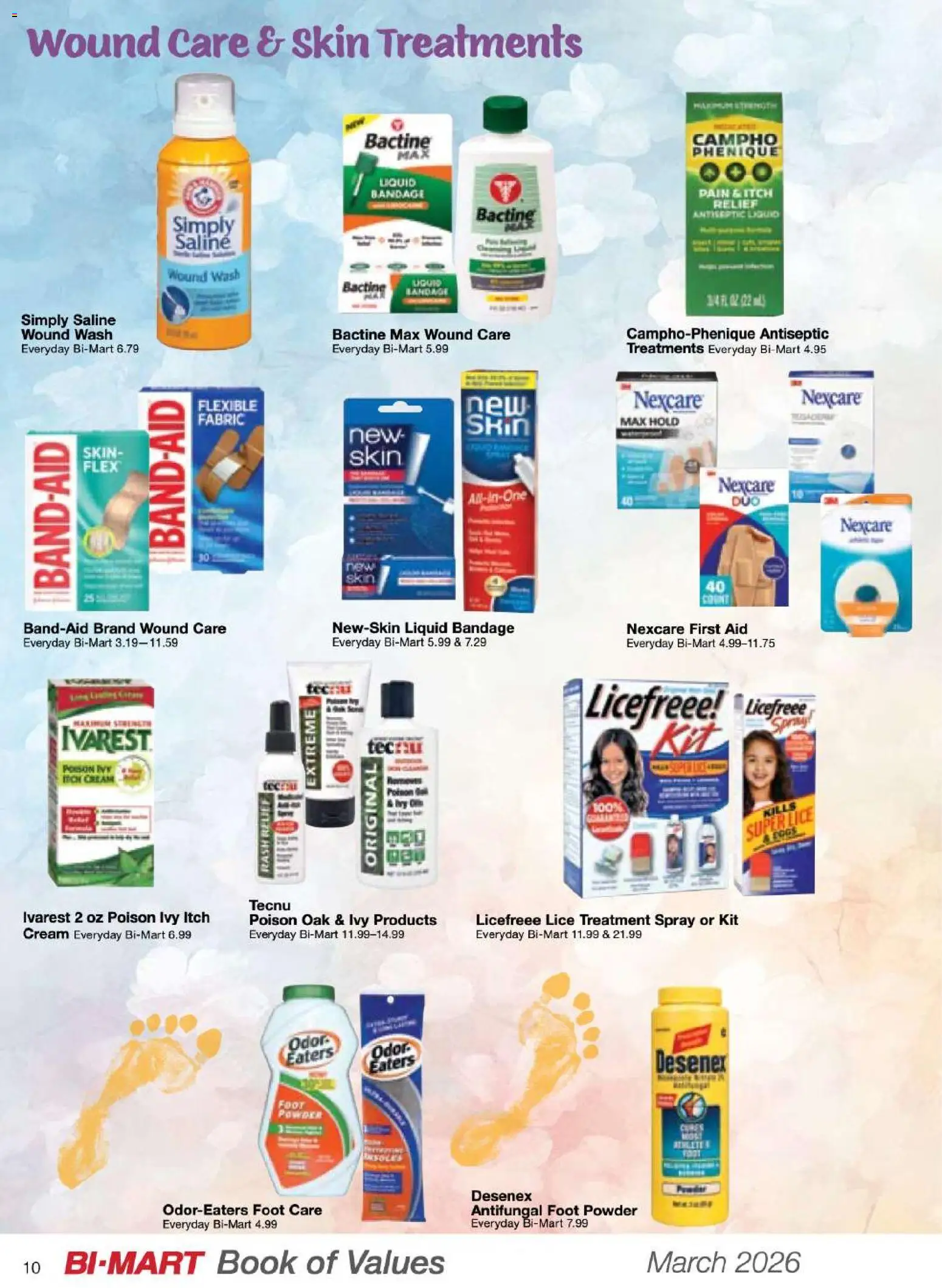 Bi-Mart March Health & Beauty Book of Values - valid from 01.03.2026 | Page: 10 | Products: Powder, Eggs, Cream