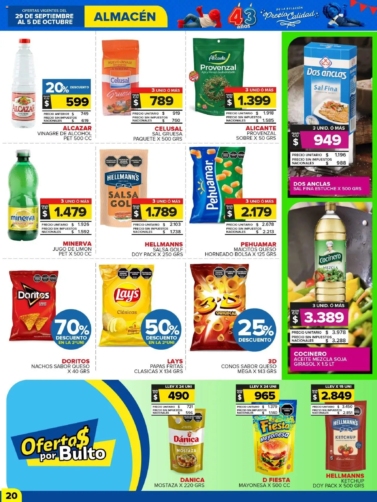 Carrefour Maxi catálogo - Jujuy │ válido desde el 29.09.2025 | Página: 19 | Productos: Bolsa, Mayonesa, Ajo, Estuche