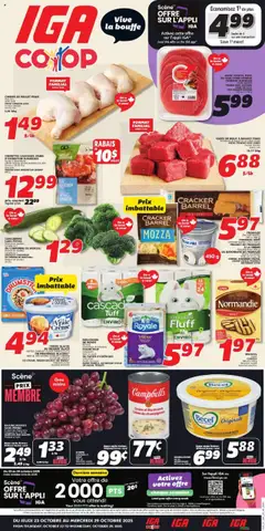 Preview of IGA weekly flyer / circulaire from shop IGA valid from 23.10.2025