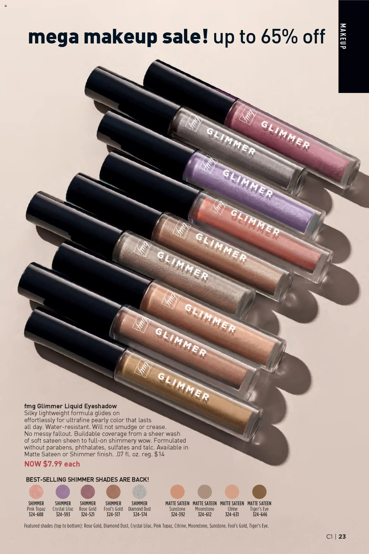Avon Brochure - valid from 31.12.2025 | Page: 23 | Products: Eyeshadow
