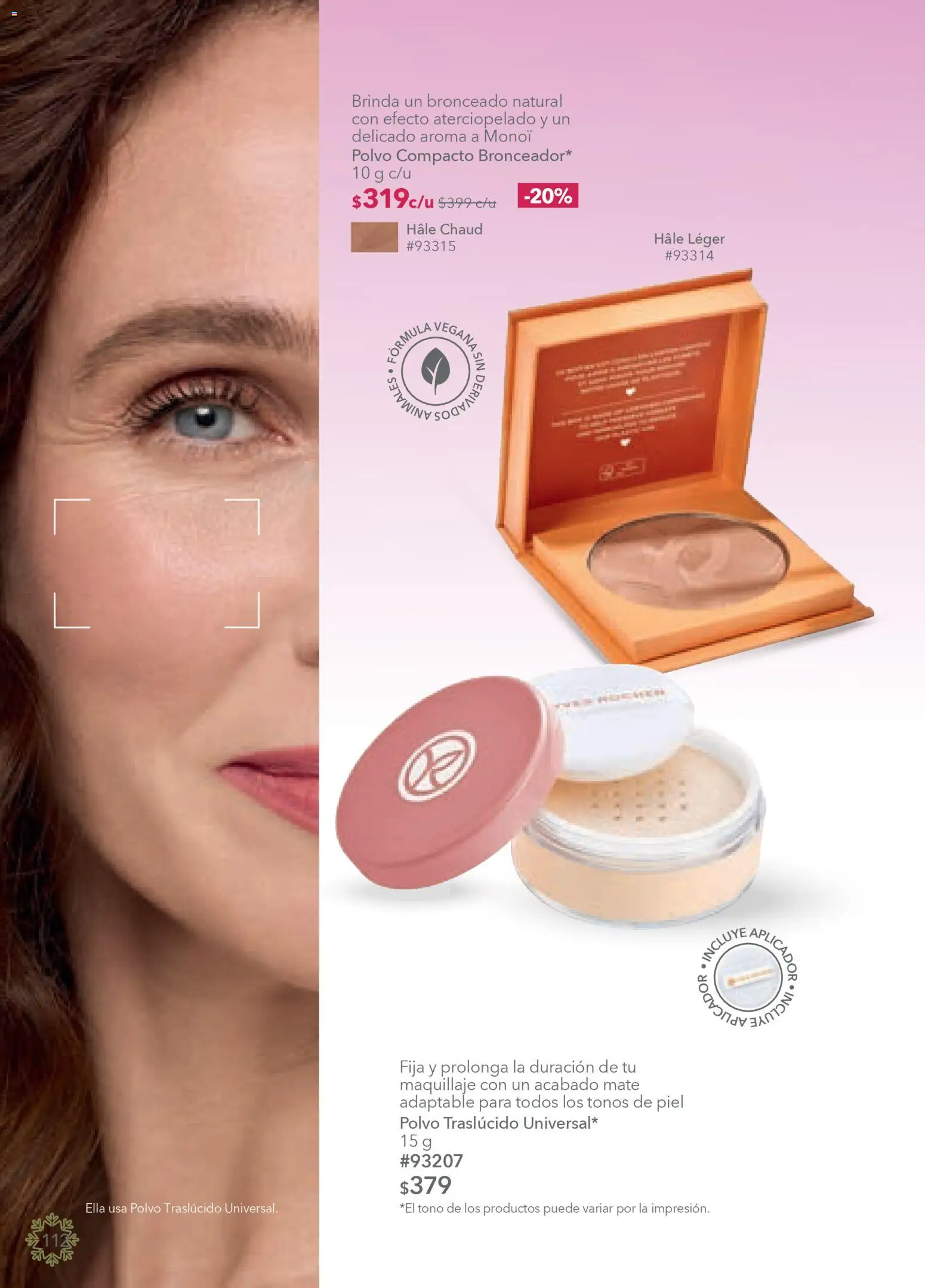 Nuevas ofertas de Yves Rocher válidas en toda la República Mexicana desde el 19.11.2025. ¡Encuentra las mejores ofertas en Yves Rocher campaña 16 2025! | Página: 114 | Productos: Polvo compacto, Mate, Maquillaje, Polvo