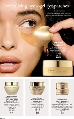 Preview of Anew Ultimate Multi-Performance Day Cream Broad Spectrum SPF 25, See the look of wrinkles appear reduced and the look of youthful vibrance return. 50 g from shop Avon valid from 26.03.2026 | Page: 52 | Products: Cream