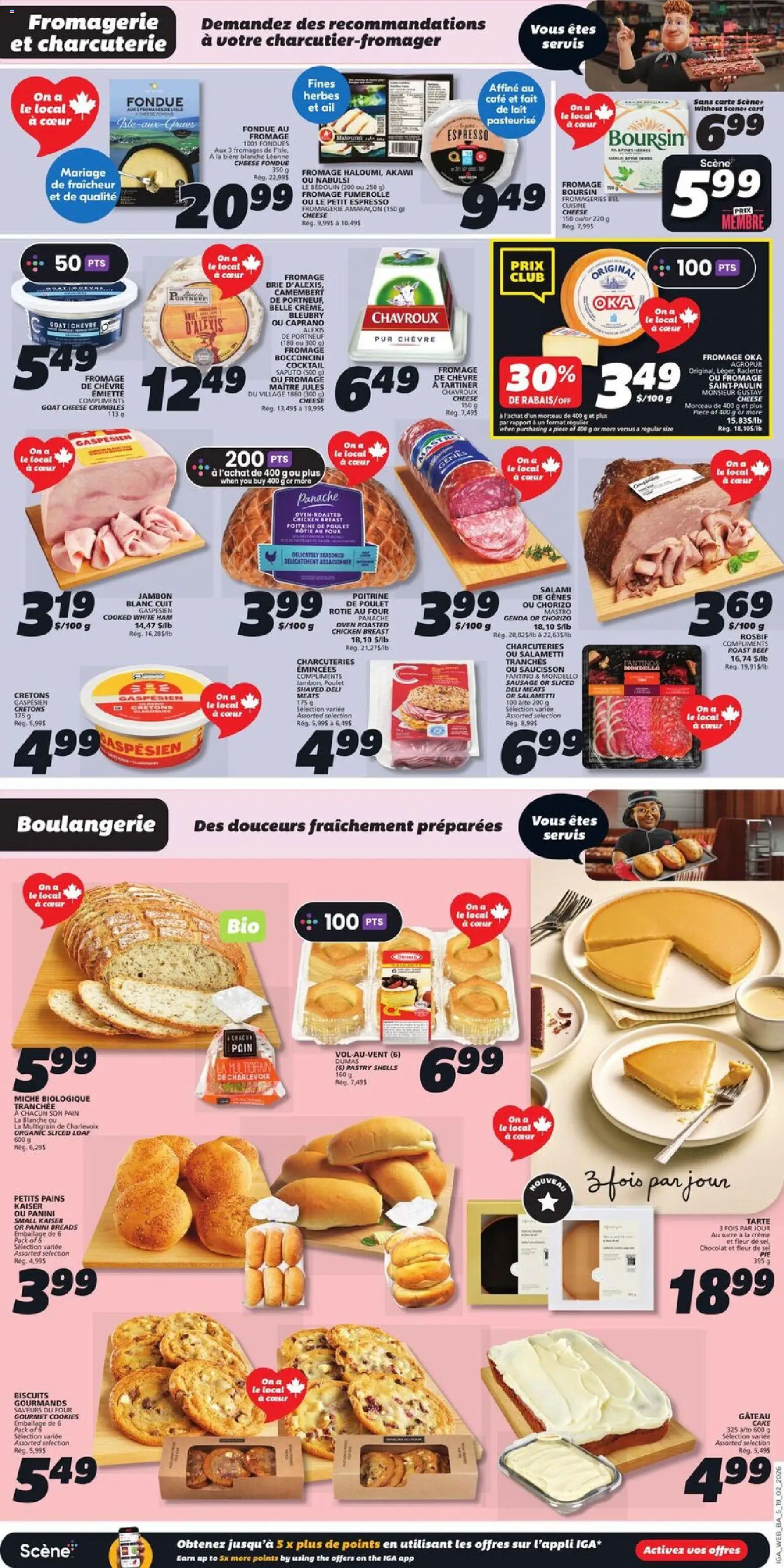 IGA flyer valid from 19.02.2026 | Page: 7 | Products: Beef, Cookies, Oven, Salami