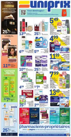 Preview of Uniprix weekly flyer / circulaire from shop Uniprix valid from 17.07.2025