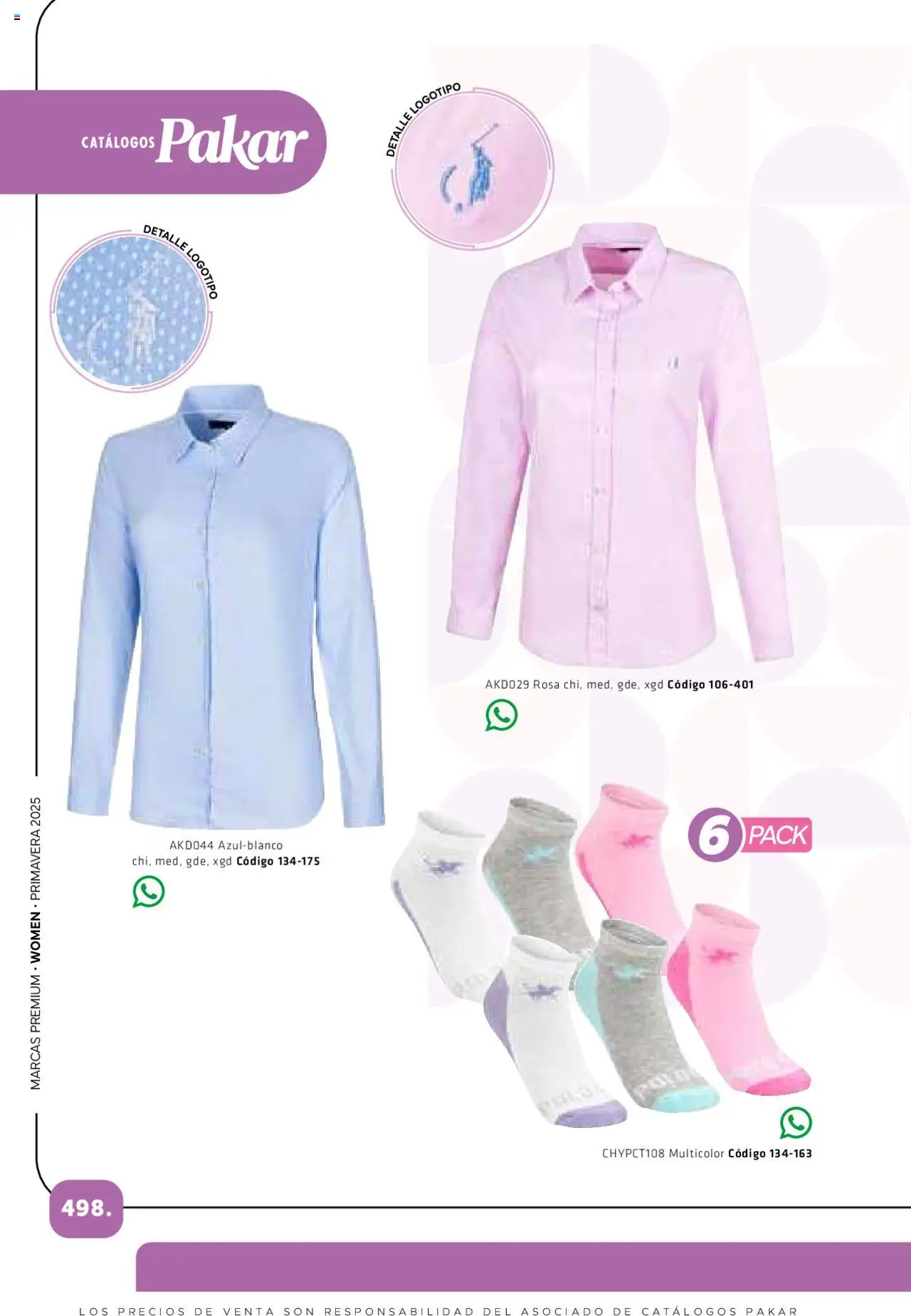 Nuevas ofertas de SC Pakar válidas en toda la República Mexicana desde el 06.03.2025. ¡Encuentra las mejores ofertas en SC Pakar catálogo Women! | Página: 498