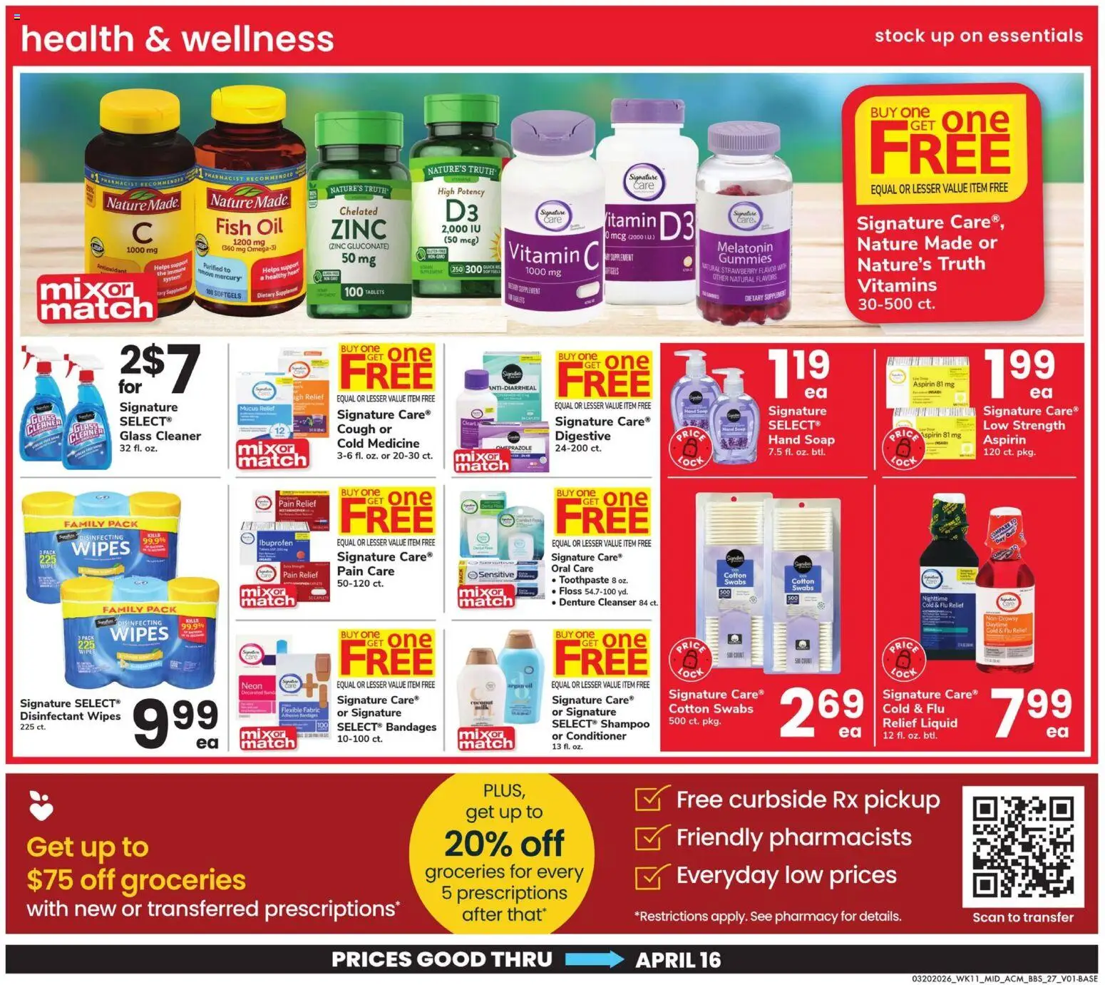 Acme Big Book of Savings - valid from 20.03.2026 | Page: 27 | Products: Vitamin, Zinc, Conditioner, Milk