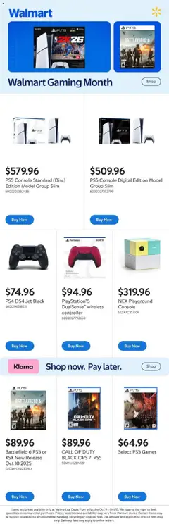 Preview of Walmart Gaming month - Calgary from shop Walmart valid from 09.10.2025