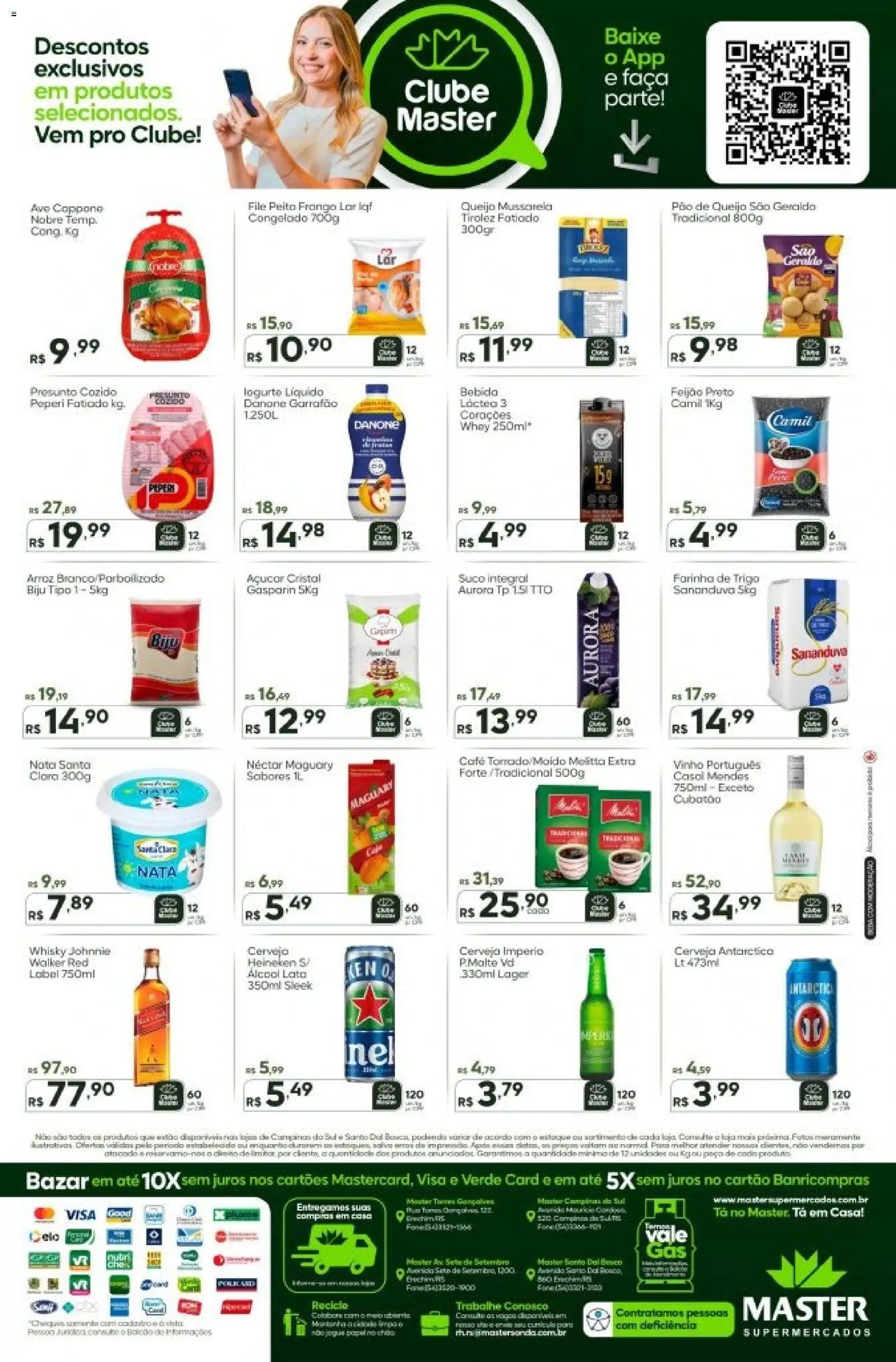 Master Folheto - válido de 03.04.2026 | Página: 2 | Produtos: Suco, Chá, Heineken, Mussarela