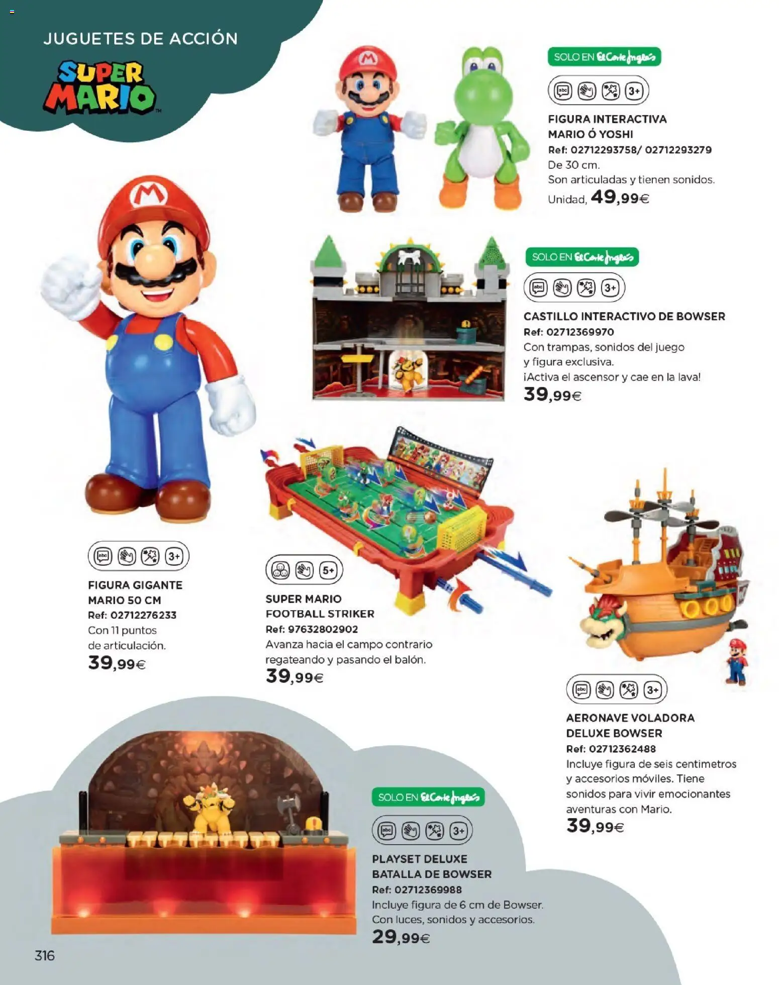 Nuevas ofertas de El Corte Inglés válidas en toda la República Mexicana desde el 27.10.2025. ¡Encuentra las mejores ofertas en El Corte Inglés catálogo Juguetes! | Página: 316 | Productos: Juego