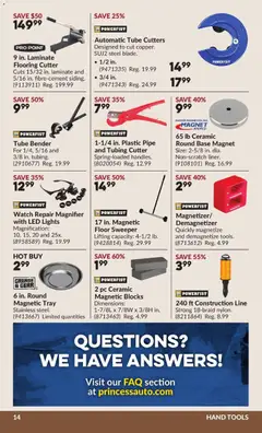 Preview of Princess Auto - 2 Week Sale! from shop Princess Auto valid from 10.02.2026 | Page: 19 | Products: Watch, PC, Cutter