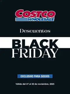 Vista previa de Costco Black Friday , nuevo folleto de la tienda, válido en México a partir del 27.11.2025