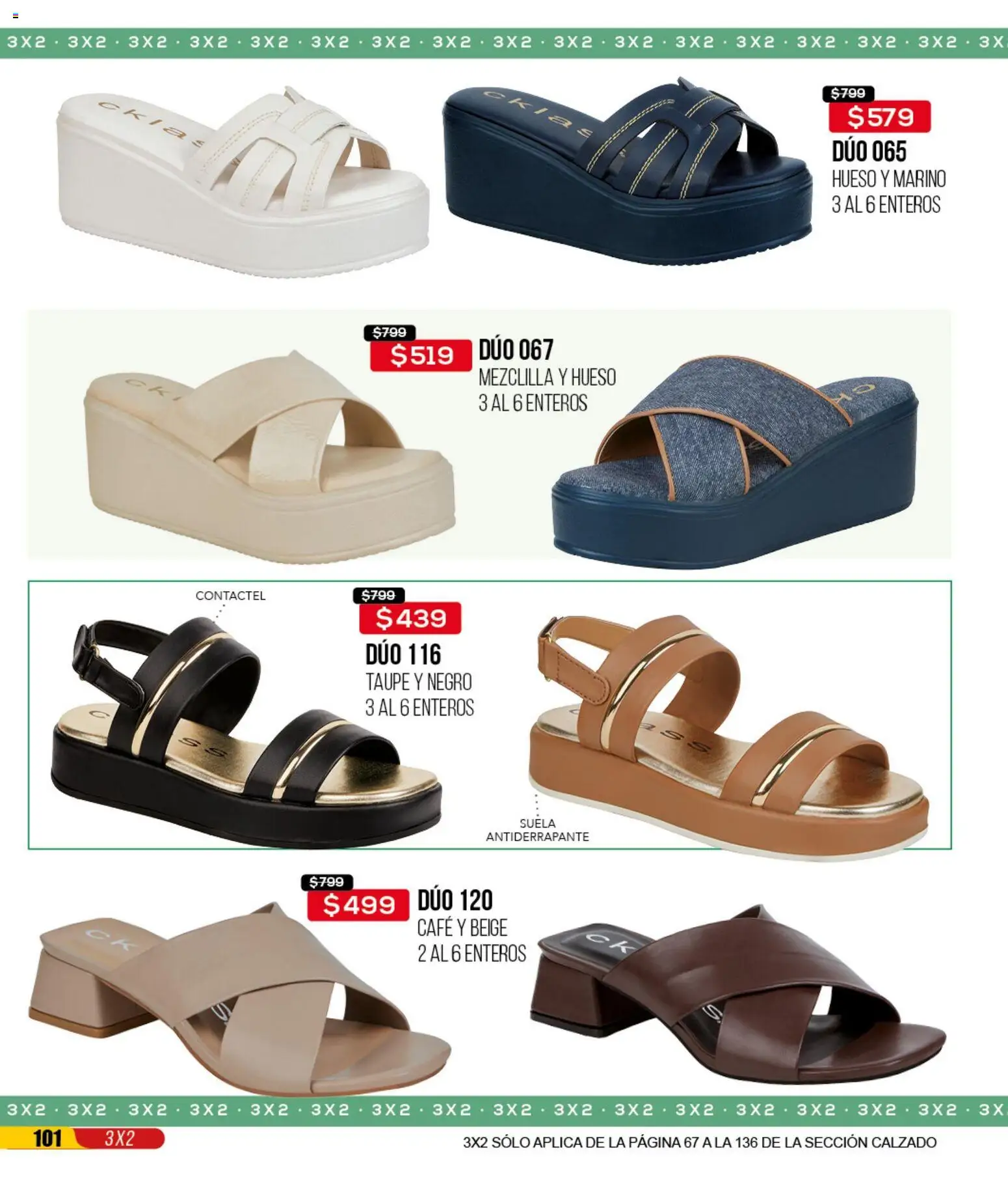 Nuevas ofertas de Cklass válidas en toda la República Mexicana desde el 14.04.2026. ¡Encuentra las mejores ofertas en Cklass catálogo 3X2 Digital Ropa! | Página: 198 | Productos: Café