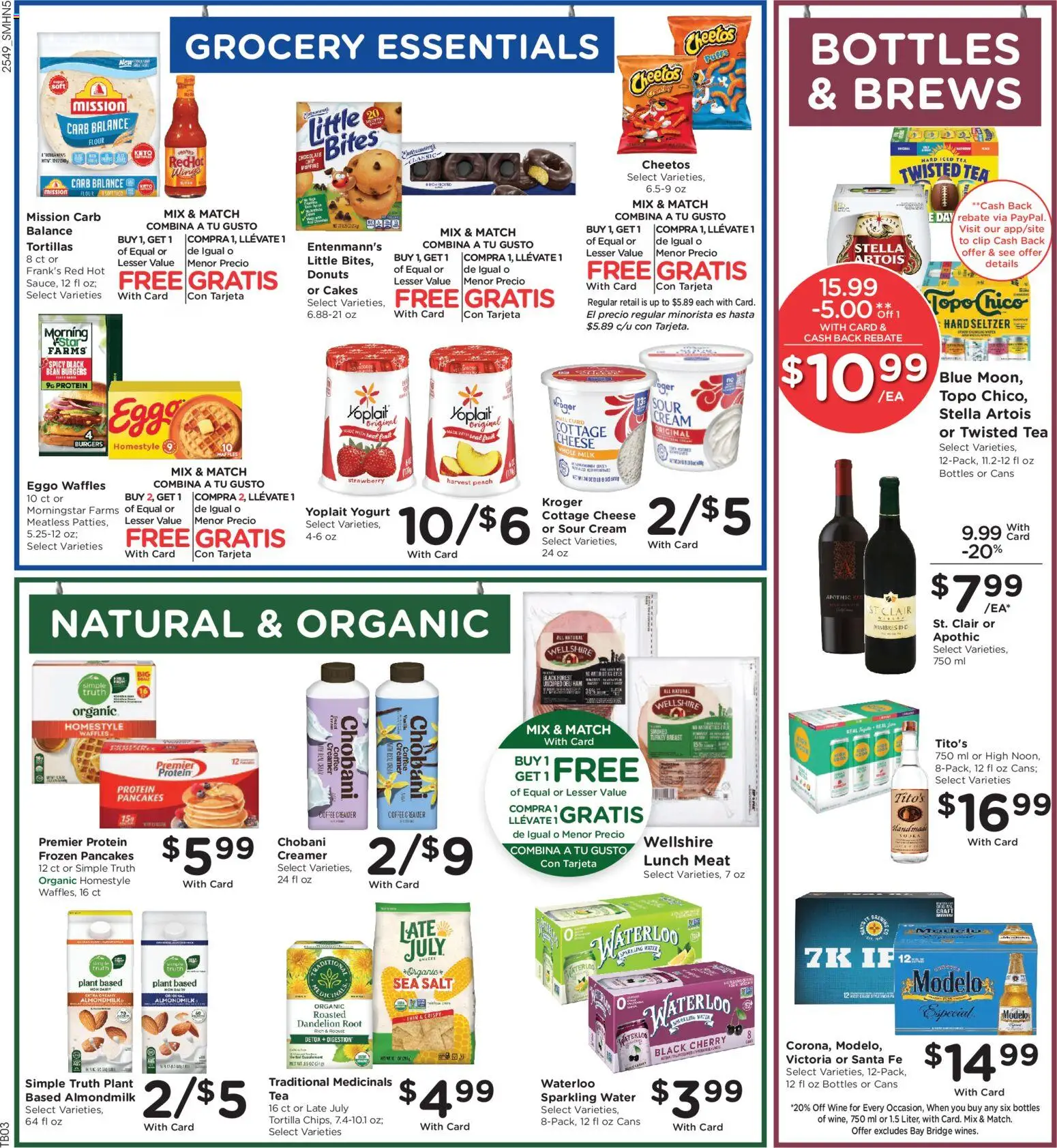 Smith's Weekly Ad - valid from 07.01.2026 | Page: 9 | Products: Clip, Cheese, Tea, Sour cream