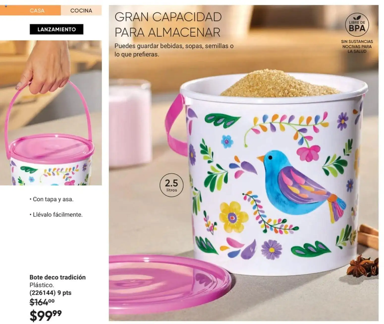 Nuevas ofertas de AVON válidas en toda la República Mexicana desde el 20.12.2025. ¡Encuentra las mejores ofertas en AVON Casa & Estilo 1 2026! | Página: 186 | Productos: Semillas, Cocina