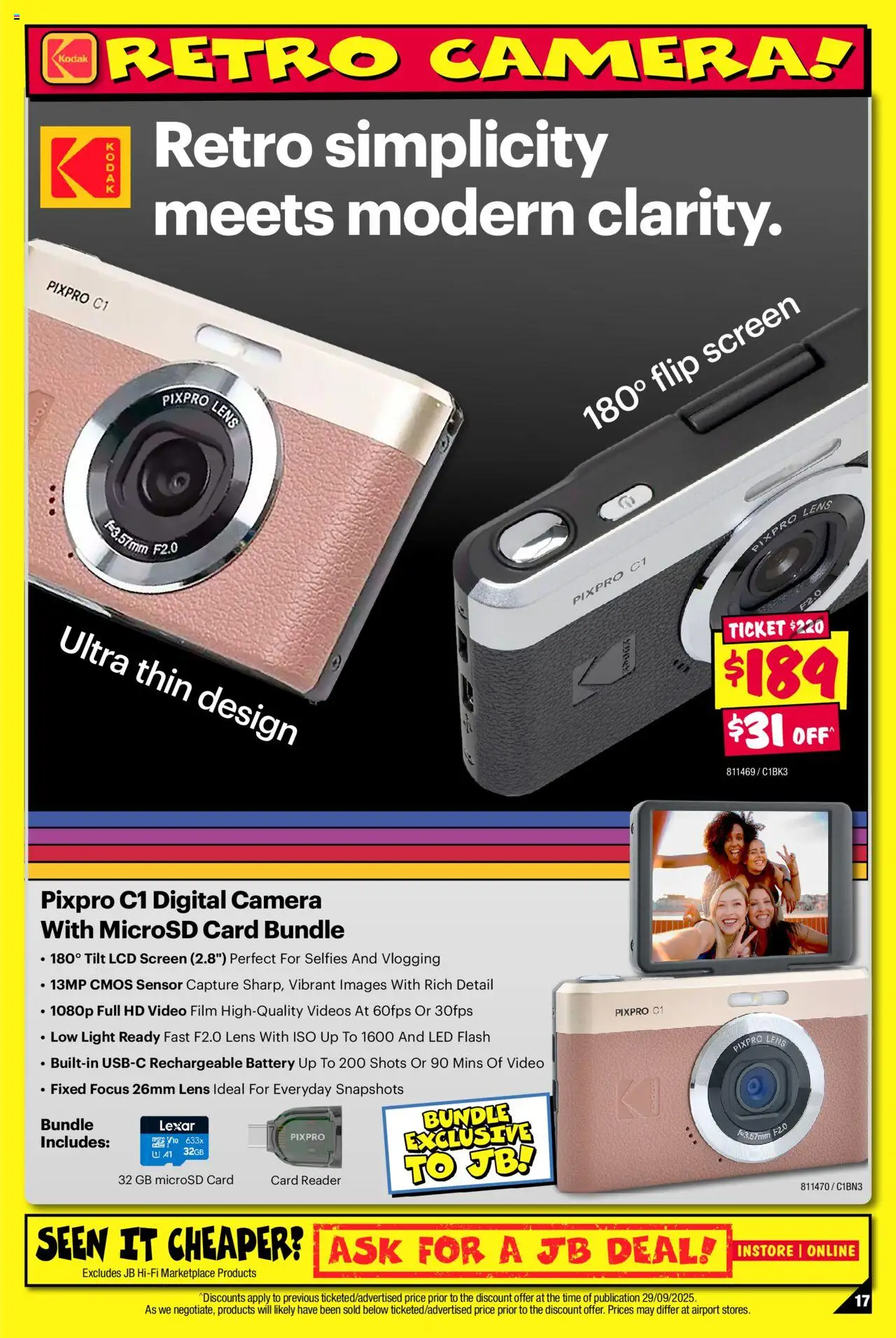 JB Hi-Fi catalogue - valid from 02.10.2025 | Page: 17 | Products: Battery, Digital, Camera, Screen