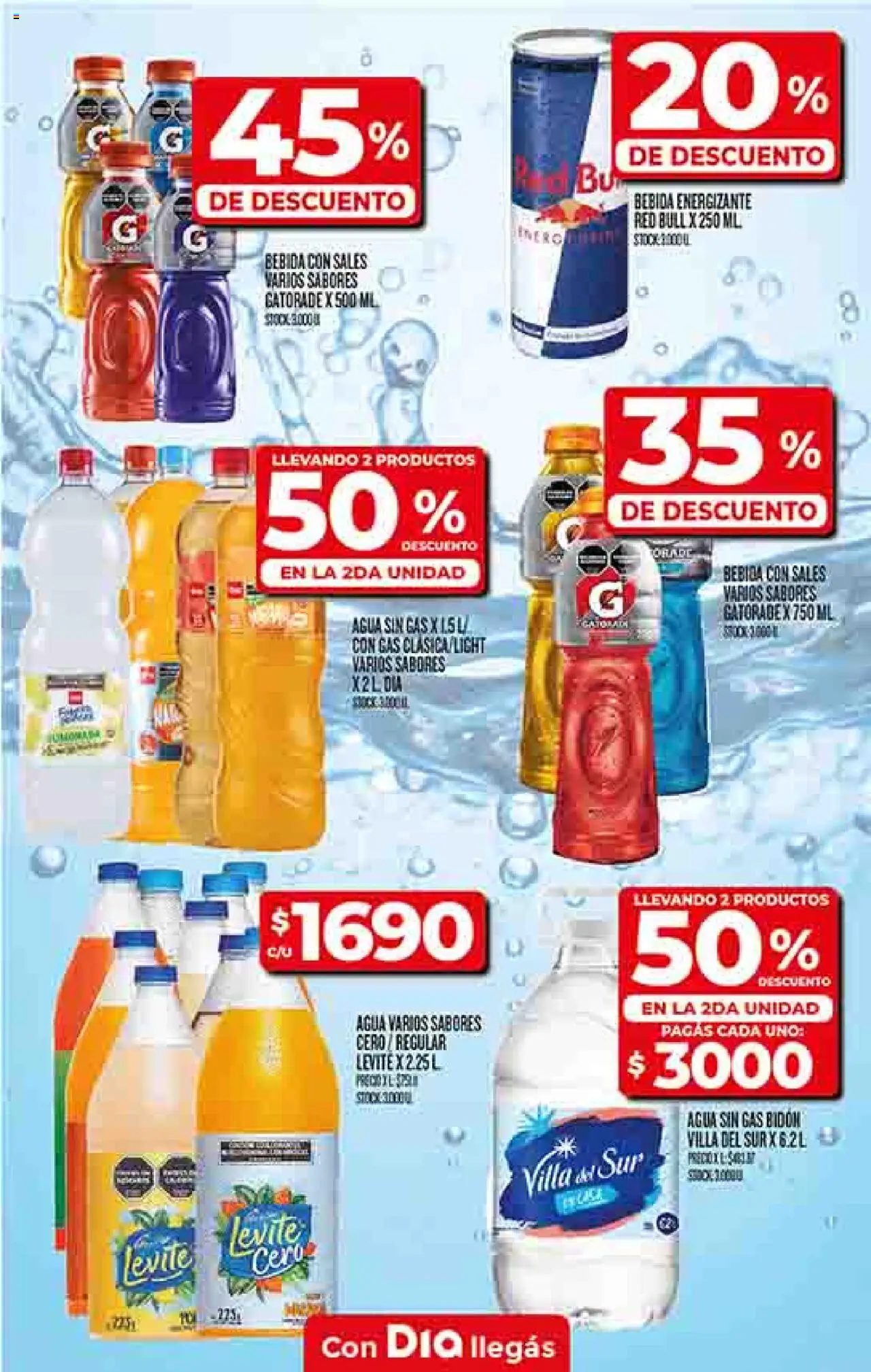 Supermercado DIA Ofertas │ válido desde el 25.06.2025 | Página: 15 | Productos: Bidón, Agua, Sales