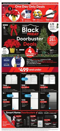 Preview of Lowe's weekly ads valid from 27.11.2025