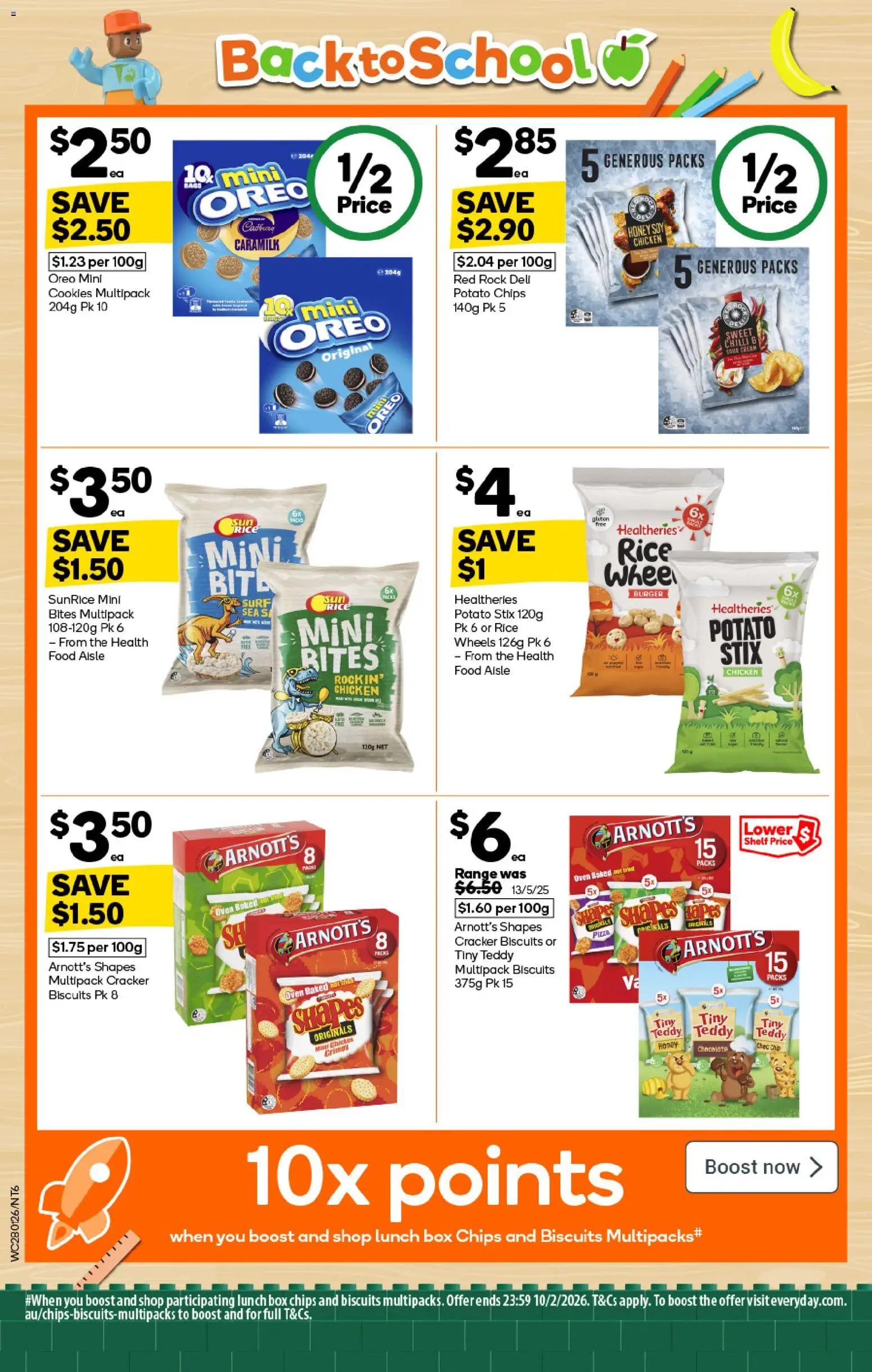Woolworths catalogue - valid from 28.01.2026 | Page: 6 | Products: Box, Chocolate, Pizza, Chicken