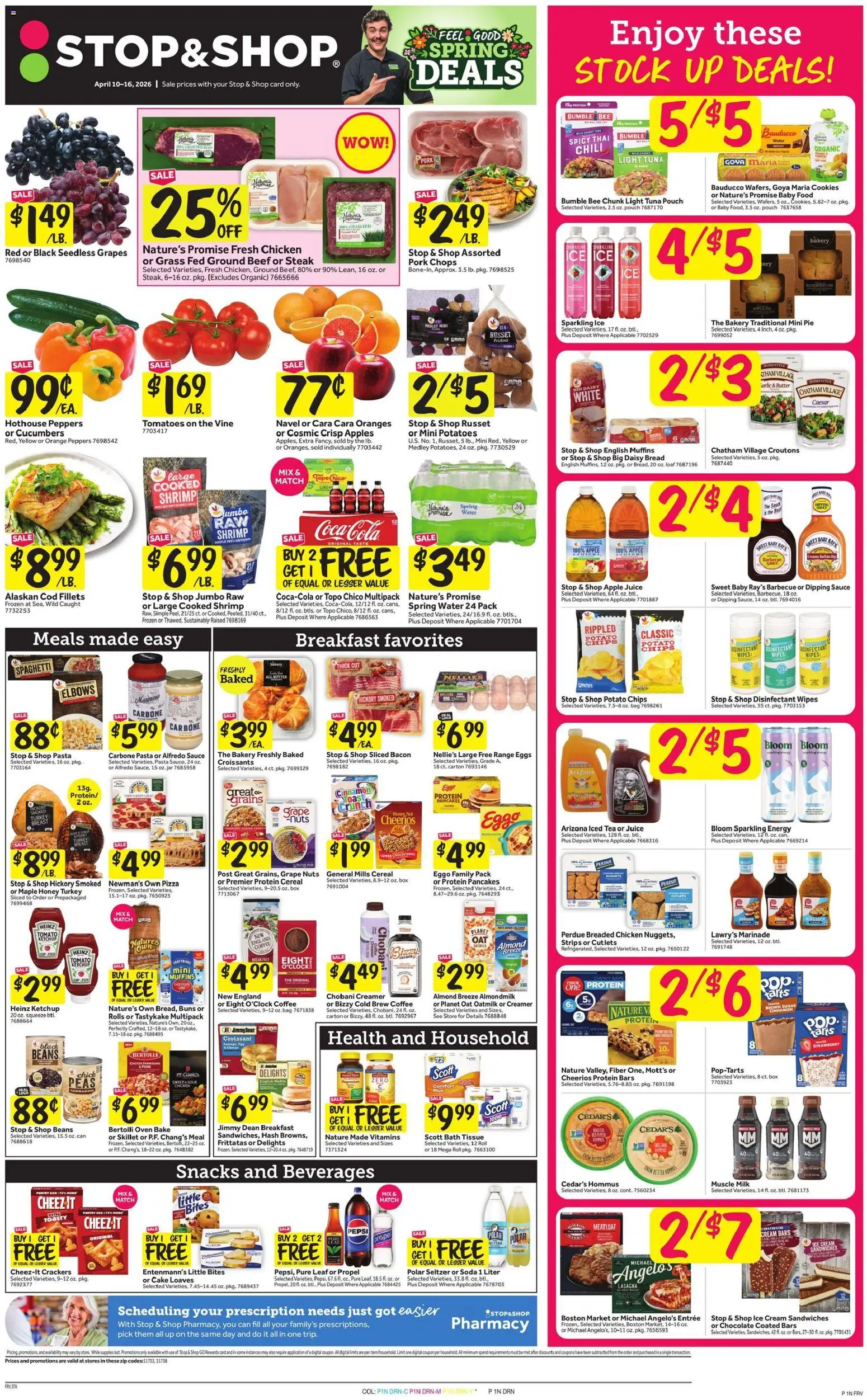Stop & Shop Weekly Ad - valid from 10.04.2026 | Page: 1