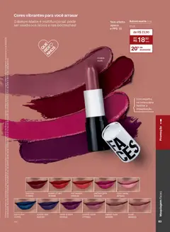 Natura - Ciclo 03/2026 - Pré-Visualização do folheto da loja Natura, válido de 04.02.2026 | Página: 83 | Produtos: Batom, Multifuncional, Espelho, Vinho