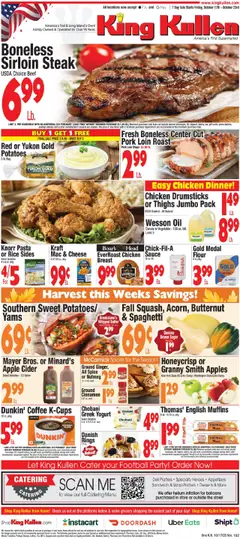 Preview of King Kullen weekly ads valid from 16.10.2025