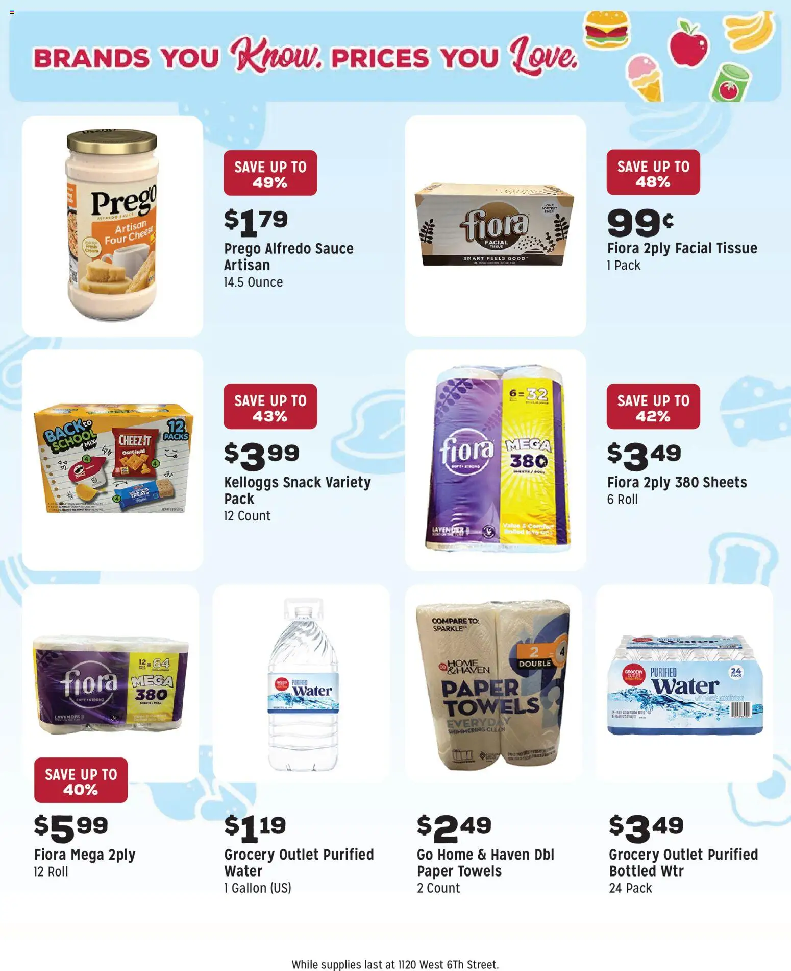 Grocery Outlet Weekly Ad - CA - valid from 19.11.2025 | Page: 12 | Products: Cheese, Cream, Water, Sauce