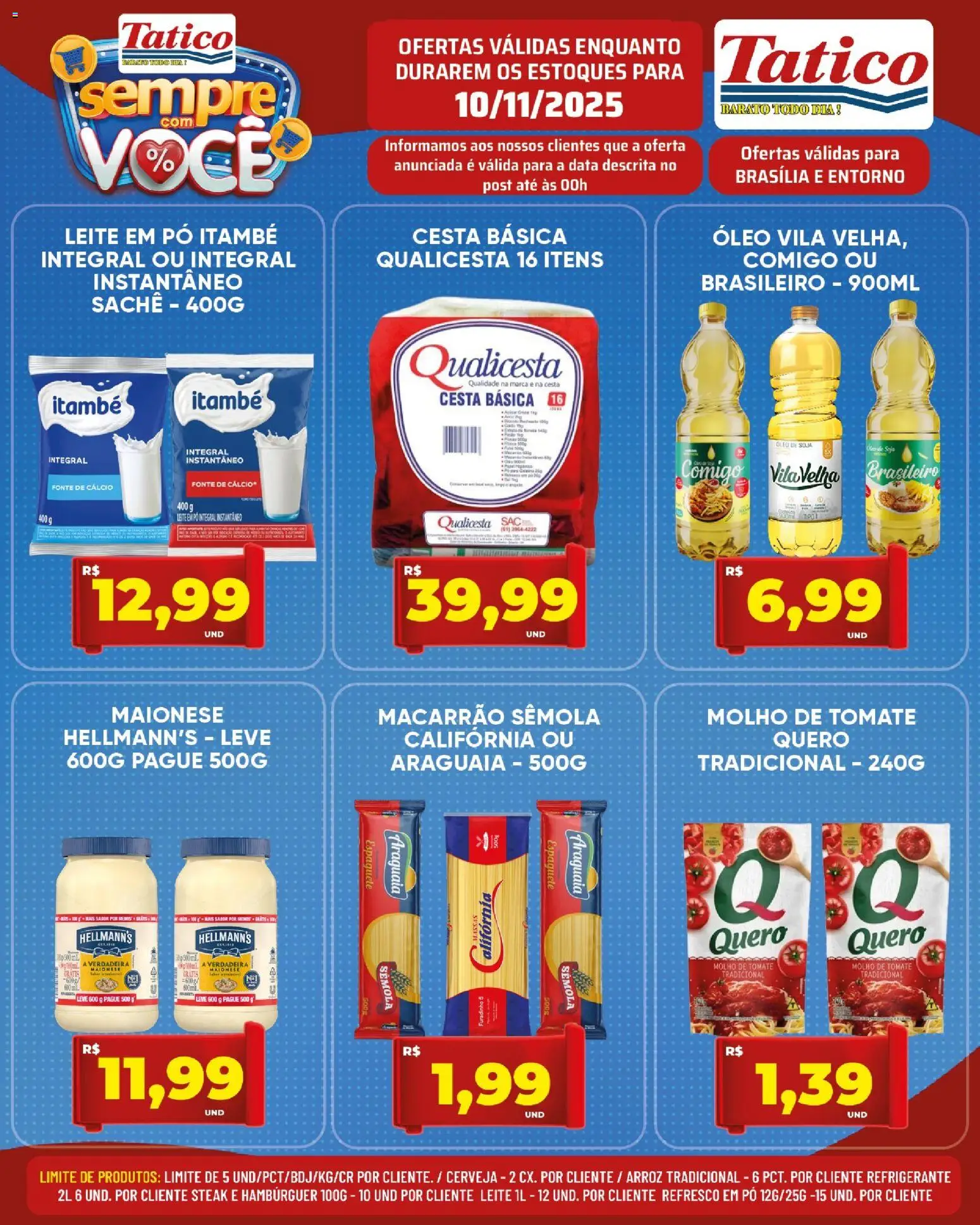 Tatico Folheto - válido de 10.11.2025 | Página: 11 | Produtos: Refresco, Arroz, Macarrão, Refrigerante
