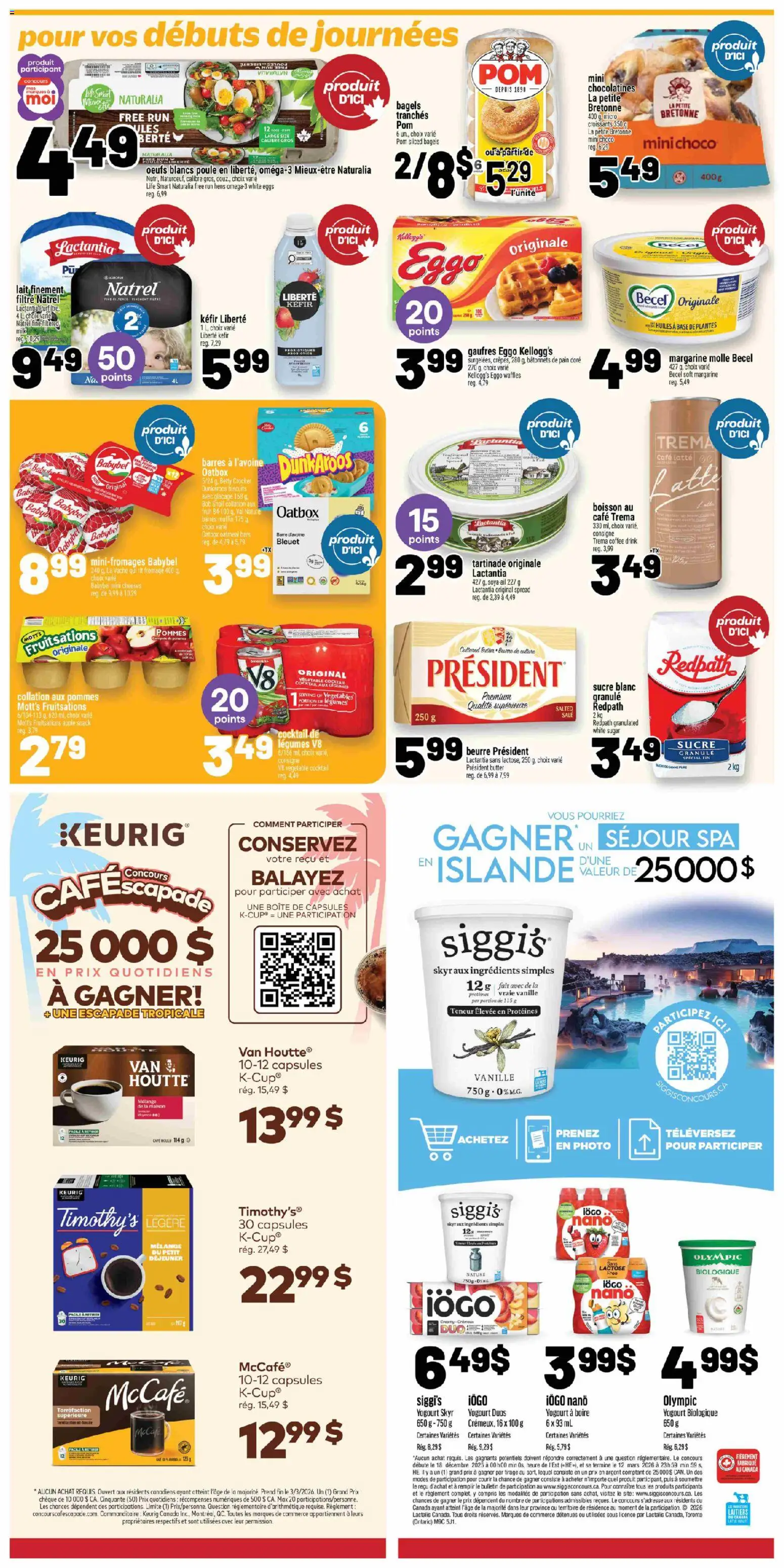 Metro flyer valid from 19.02.2026 | Page: 18 | Products: Milk, Butter, Eggs, Coffee