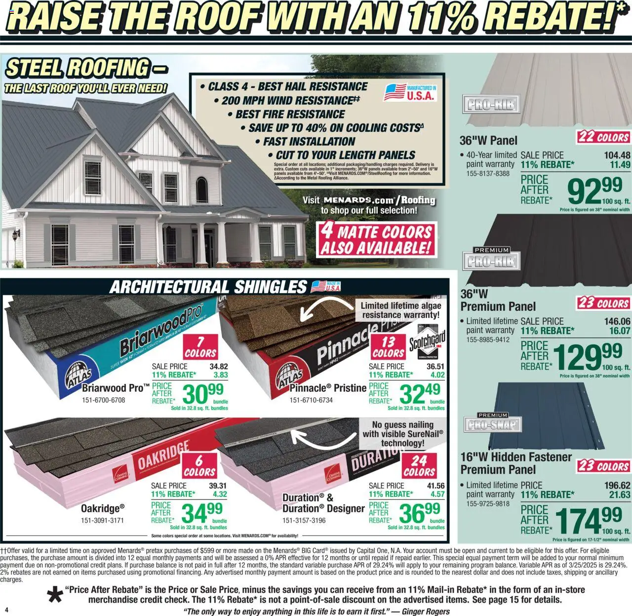 Menards Weekly Ad - valid from 04.06.2025 | Page: 7 | Products: Fastener, Ginger