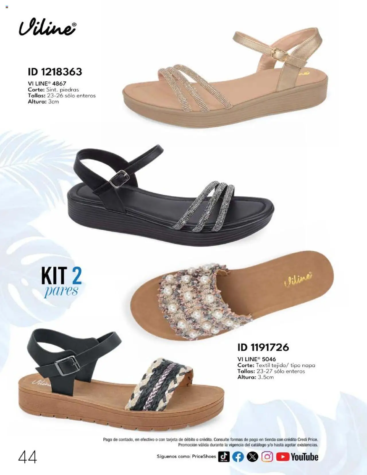 Nuevas ofertas de Price Shoes válidas en toda la República Mexicana desde el 28.04.2025. ¡Encuentra las mejores ofertas en Price Shoes catálogo Calzado PV 2025! | Página: 44