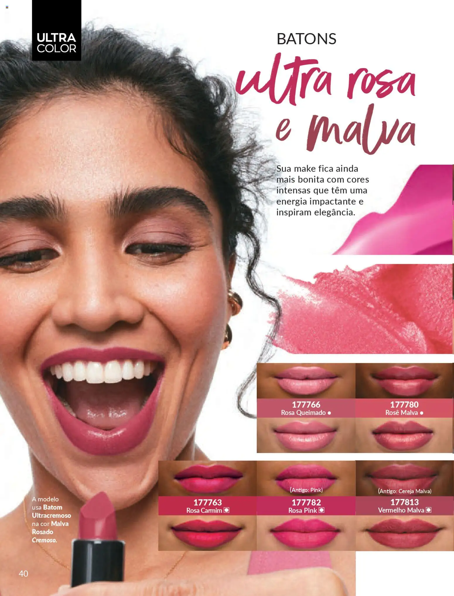 Avon Folheto - válido de 19.12.2025 | Página: 40 | Produtos: Cereja, Batom