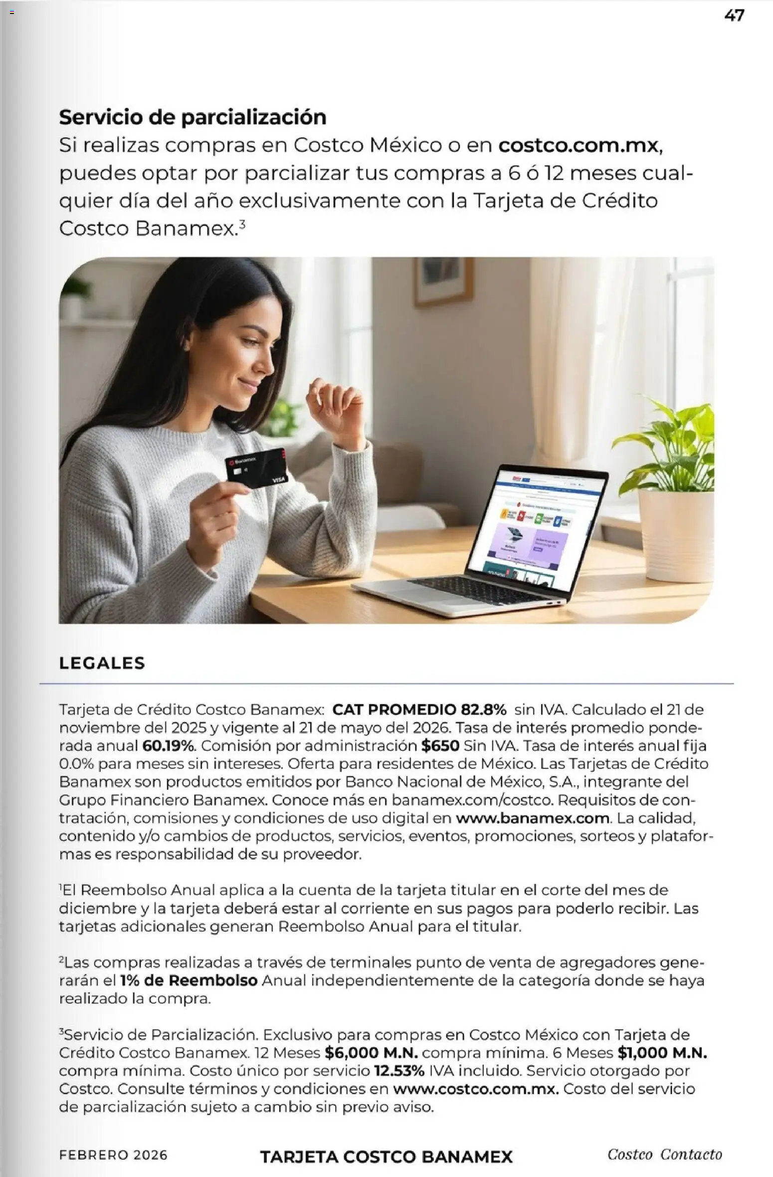 Nuevas ofertas de Costco válidas en toda la República Mexicana desde el 01.02.2026. ¡Encuentra las mejores ofertas en Costco Revista Febrero ! | Página: 47