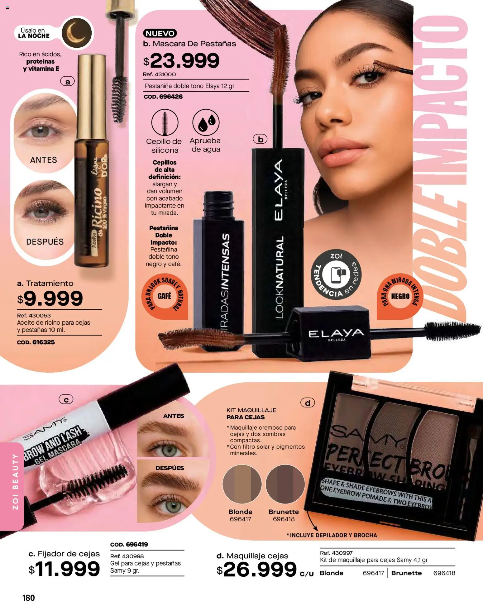 Pacifika revista - valida desde el 01.01.2026 | Página: 180 | Productos: Brocha, Máscara, Café, Aceite