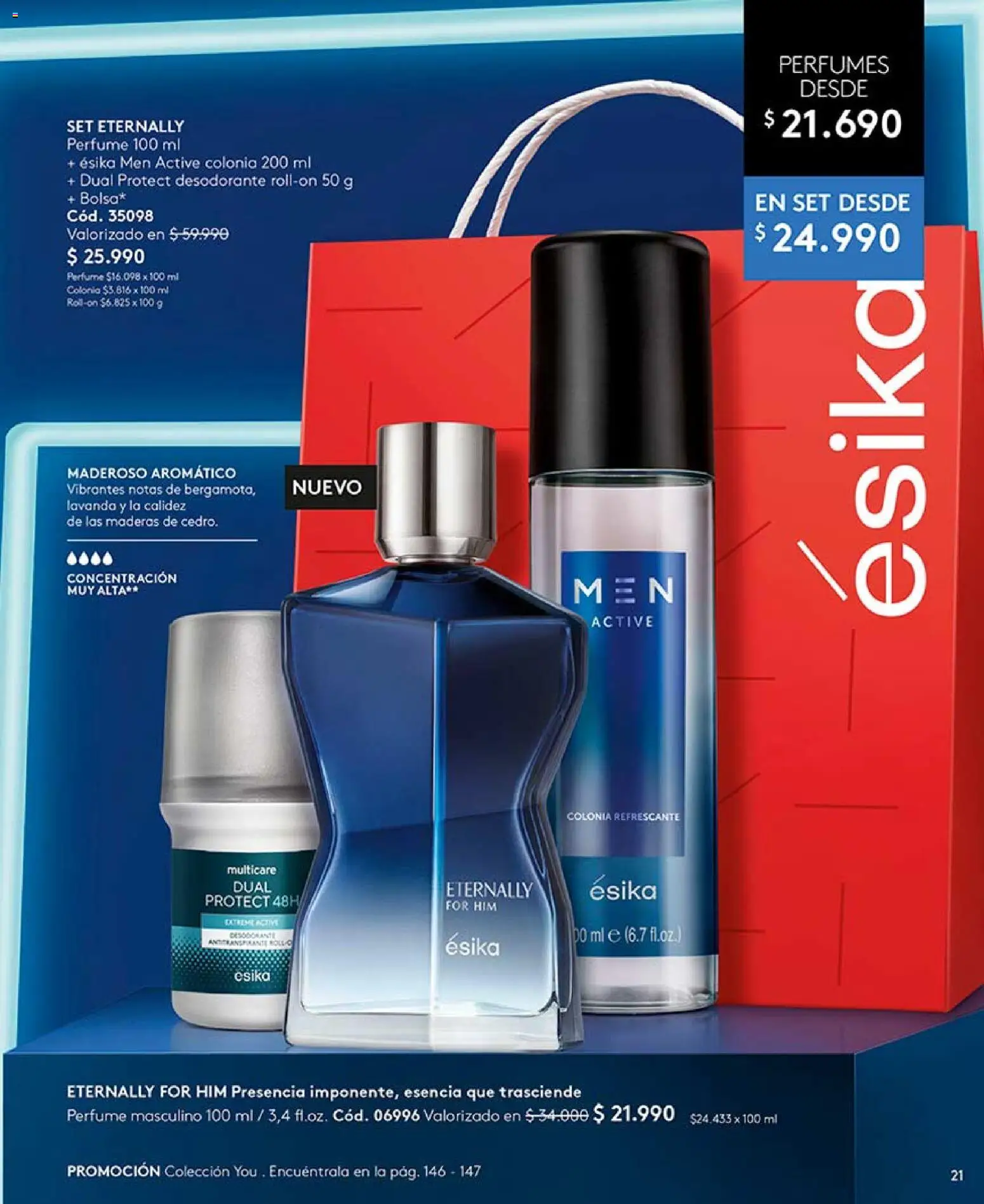 Catálogo Ésika Campaña x │ válido desde el 30.04.2026 | Página: 21 | Productos: Perfume, Desodorante