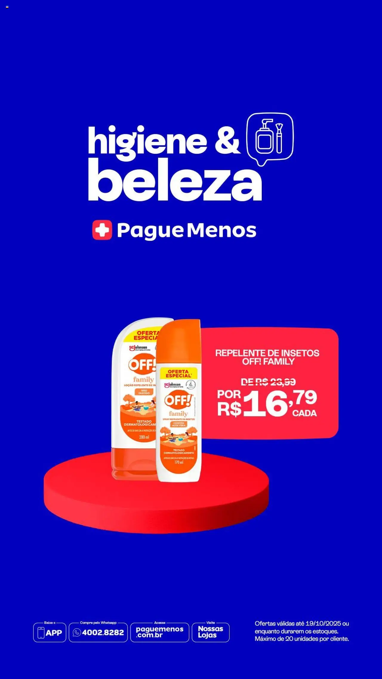 Pague Menos Folheto - válido de 13.10.2025 | Página: 6 | Produtos: Repelente