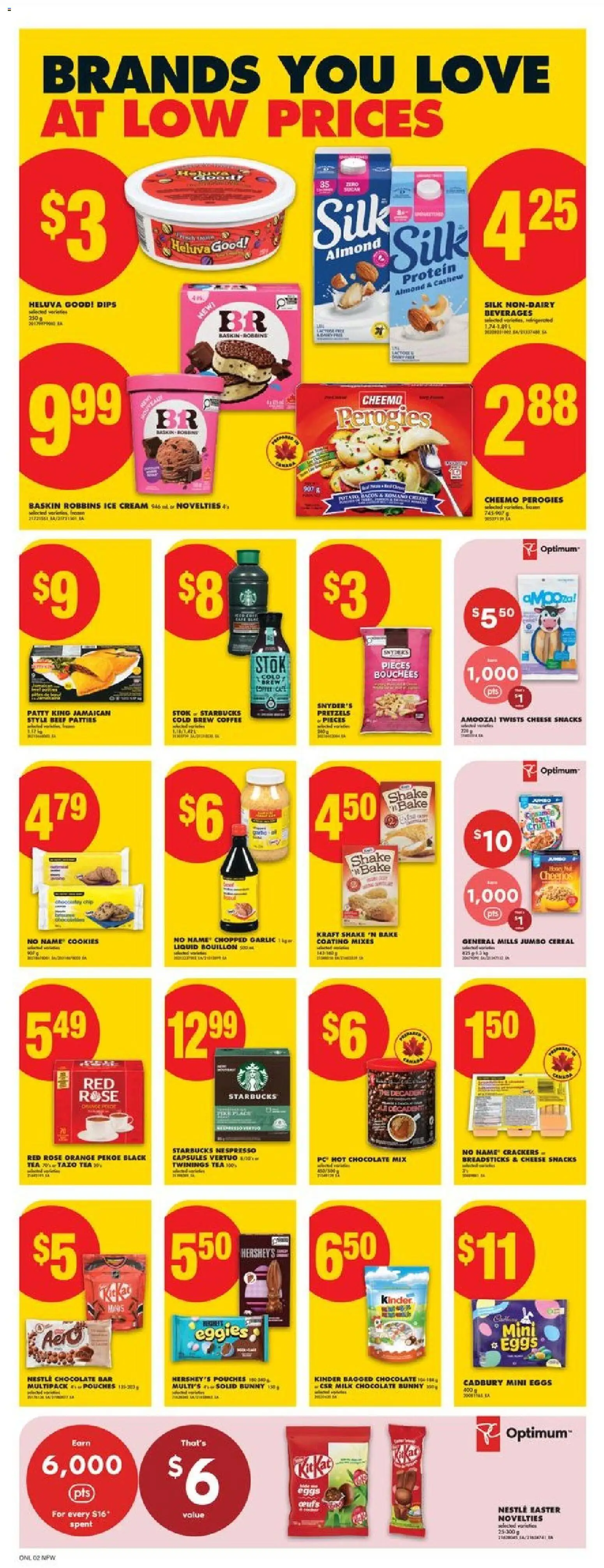 No Frills flyer valid from 12.03.2026 | Page: 6 | Products: Beef, Cream, PC, Milk