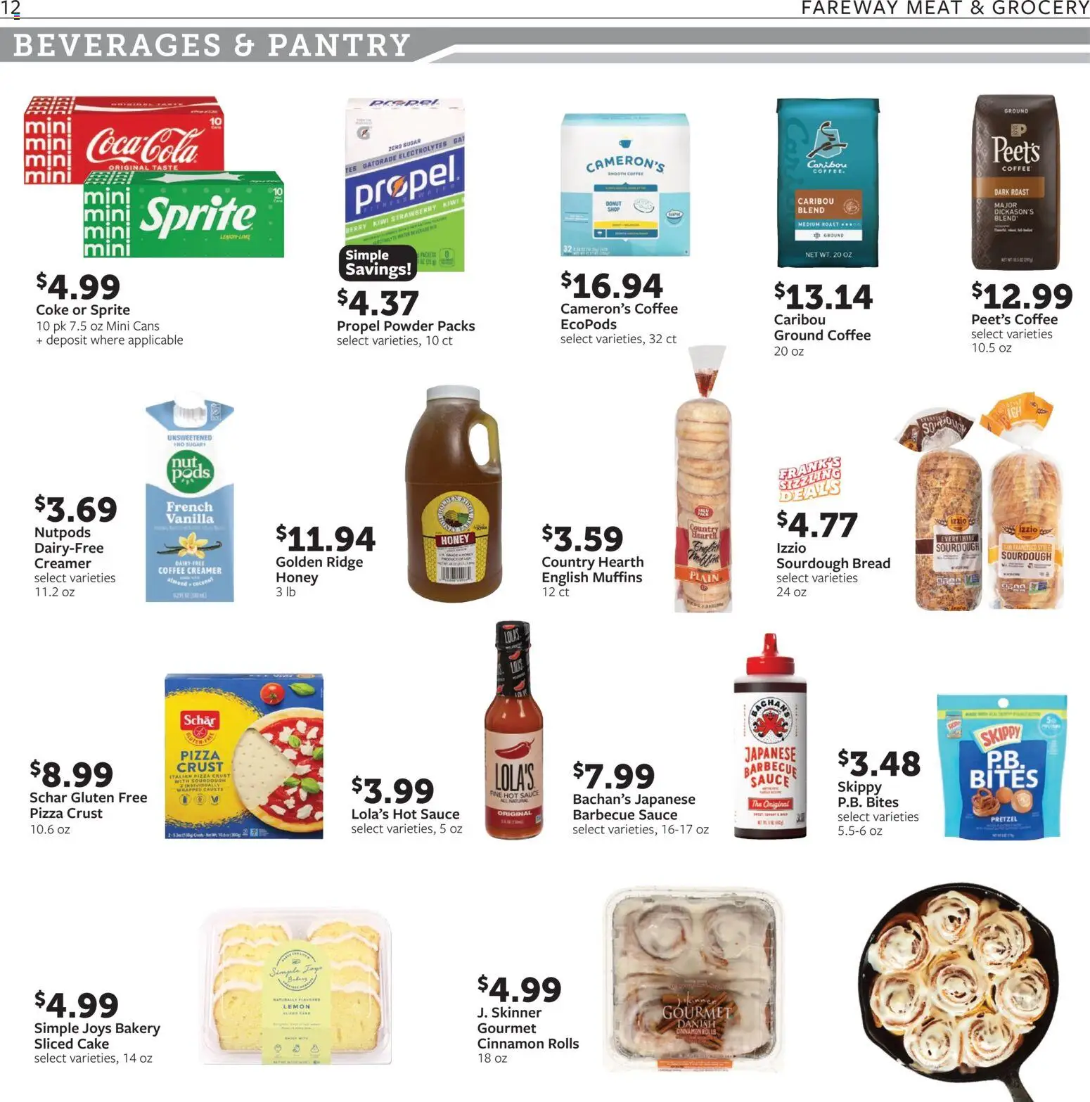 Fareway - Weekly Ad - valid from 19.01.2026 | Page: 12 | Products: Powder, Coffee, Pizza, Sugar