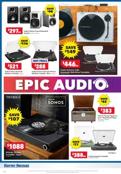 Preview of Harvey Norman  Catalogue  - valid from 10.10.2025 | Page: 4 | Products: Bookshelf, Wood, Accessories, Audio